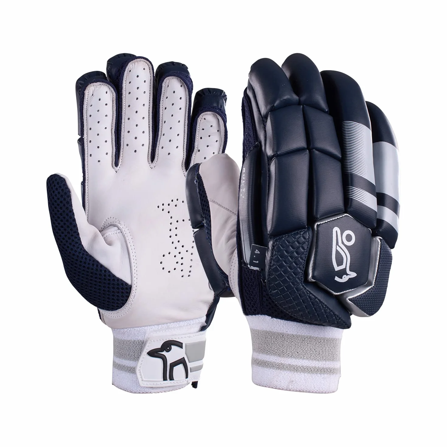 Kookaburra Cricket 4.1 T/20 – Marineblaue Schlaghandschuhe, Y L/H