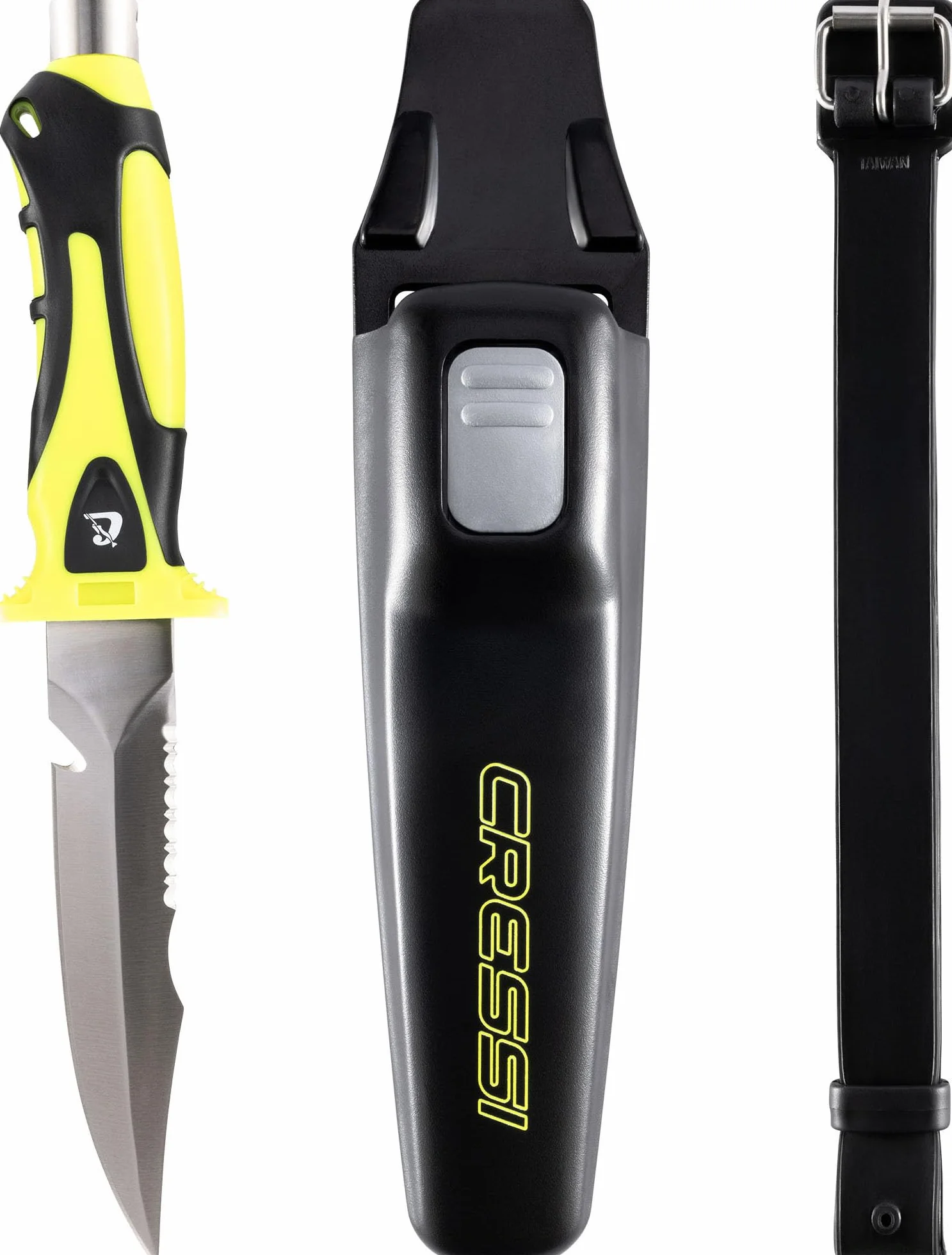 CRESSI Argus Knife - Tauchermesser für Tauchbegeisterte, perfekt für Unterwasserabenteuer, Erwachsene