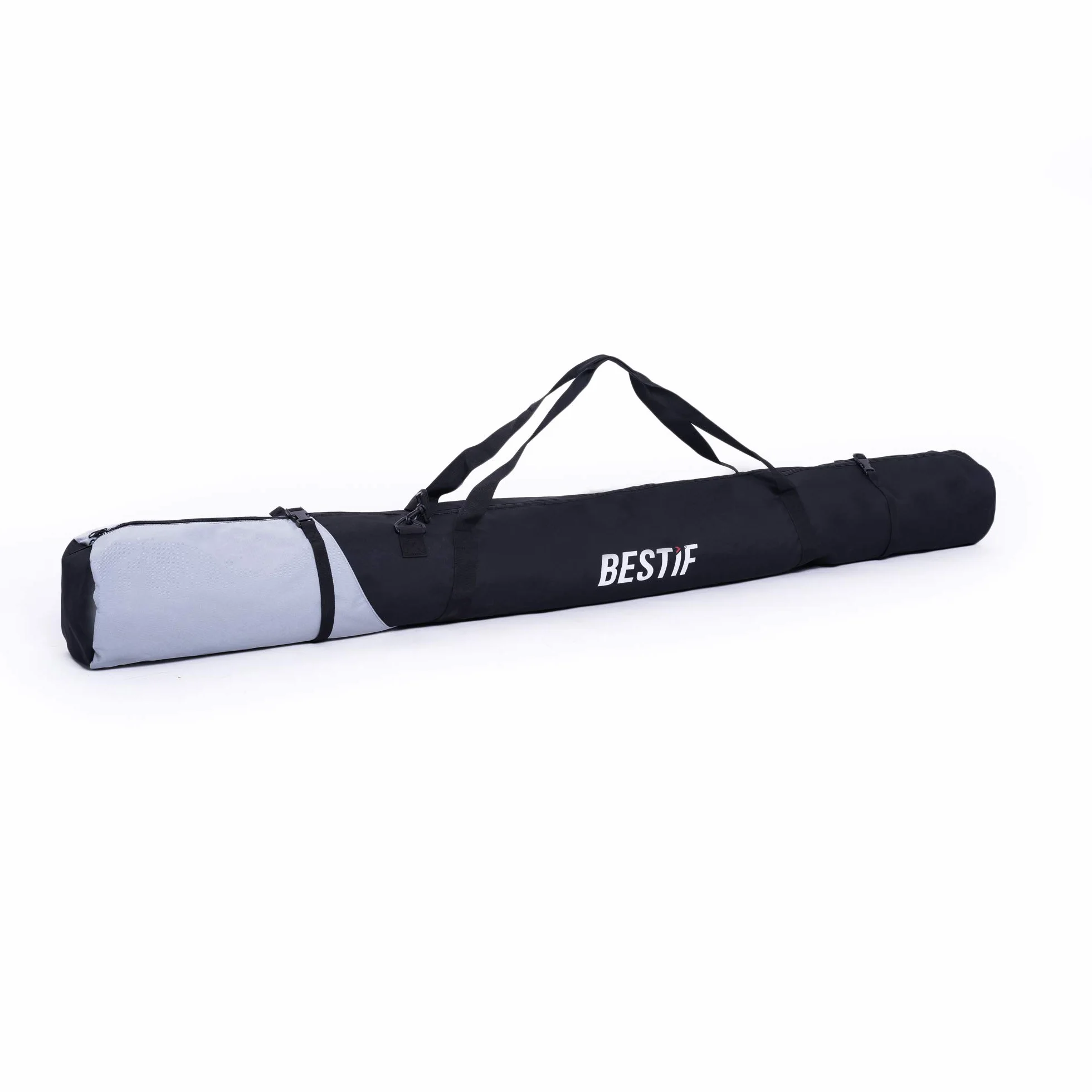 Skitasche + Skischuhtasche Set für Ski bis 175 cm | wasserdicht Skibag Stiefeltasche für Skischuhe | Skisack Schwarz | Skicase mit Tragegurt | reißfeste Tasche