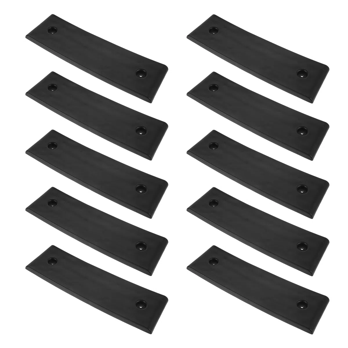 10 Stück Teiliges Bootstrailer Doppel Bett Gleitpads rutschfeste Wetterfeste Bootsanhänger Auflagen für Stabile Ladung und Einfache Montage für Bootstrailer Lagerung und Schutz