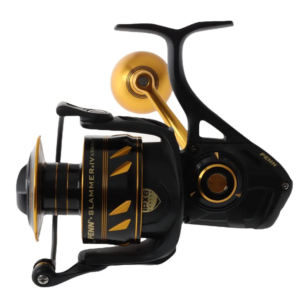 PENN Slammer IV Salzwasser-Spinnrolle – Vollmetall-, Hochleistungs-Spinn-, Jigging- oder Köderrolle – Boot, Ufer, Kajak