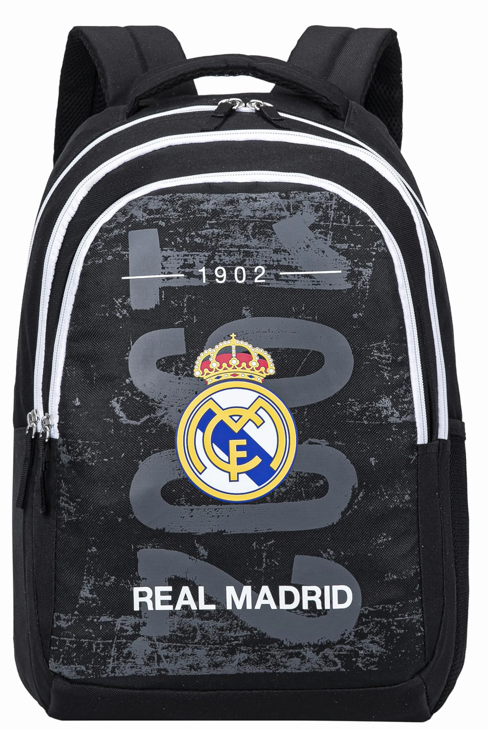 Real Madrid Schulrucksack mit 3 Fächern Real – Offizielle Kollektion
