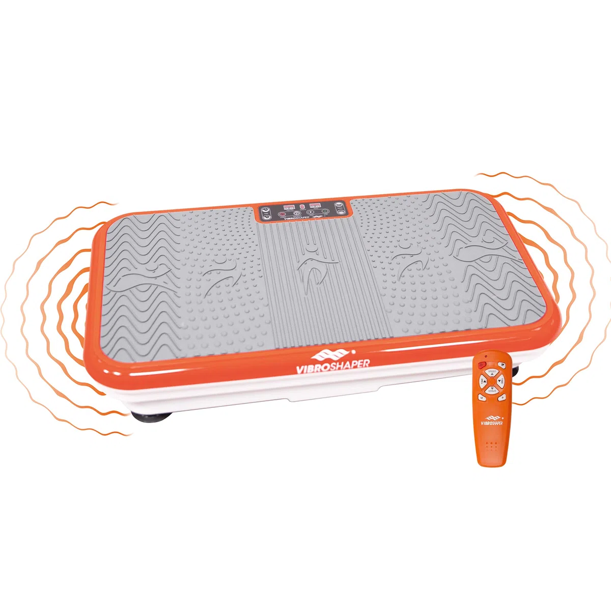 Mediashop Vibro Shaper - leistungsstarke Vibrationsplatte für Zuhause - Vibrationsboard für Ganzkörper-Workout & Muskeltraining - Vibrationsgerät inkl. Fitnessbändern - für Verschiedene Muskelgruppen