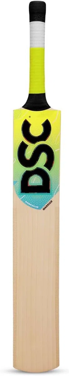 DSC Wildfire Warrior Cricketschläger für Herren und Jungen, Material: KW-Holz, leicht, inklusive Abdeckung, spielfertig, für fortgeschrittene Spieler, ideal für Tennisbälle