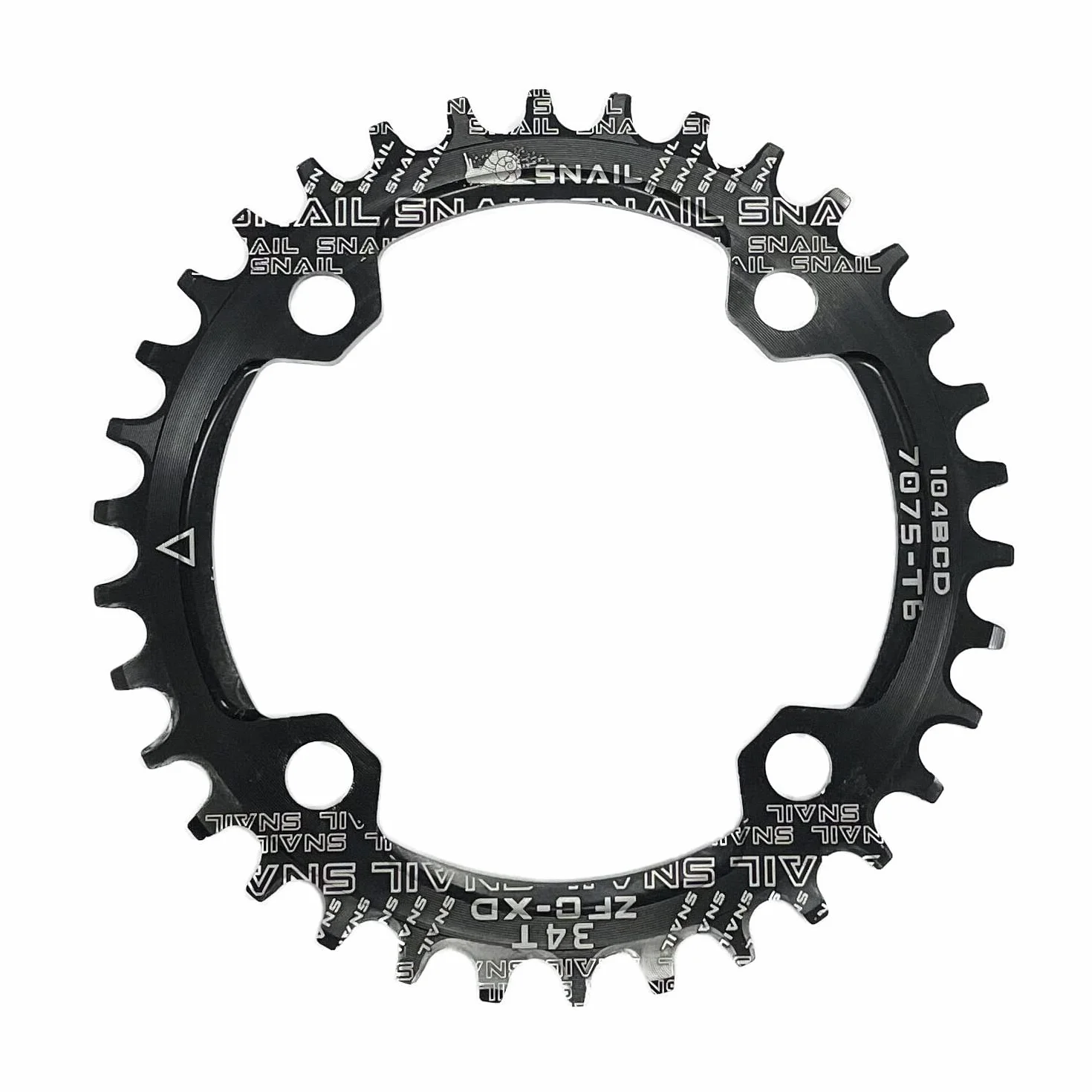 PLATTBK MTB 170 mm Kurbelgarnitur mit 104 BCD 32T/34T/36T/38T Kettenblatt, Kurbelgarnituren Single Speed ​​Runde Kettenblatt für Mountainbike