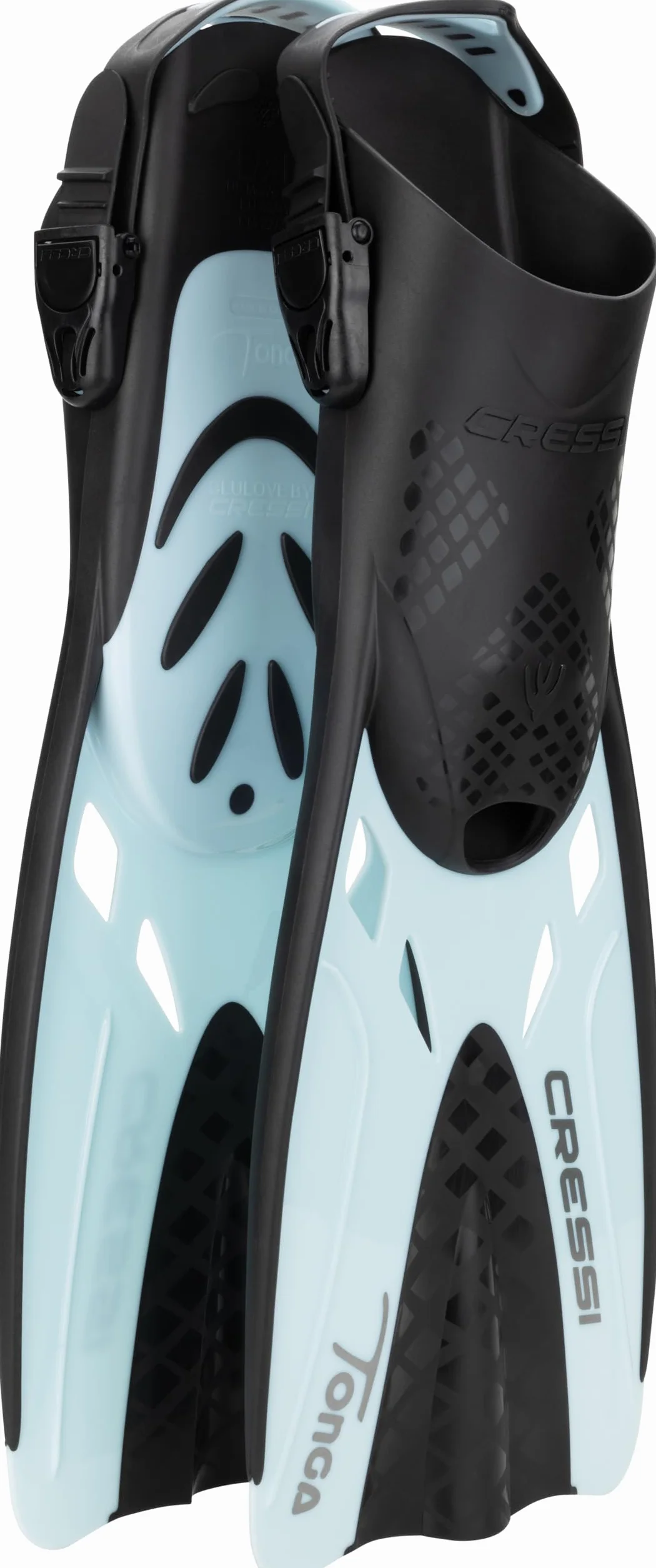 CRESSI Tino Adventure Set - Schnorchelset Tonga Flossen, Tino Maske und Scilla Schnorchel, zum Schnorcheln und Tauchen, Erwachsene