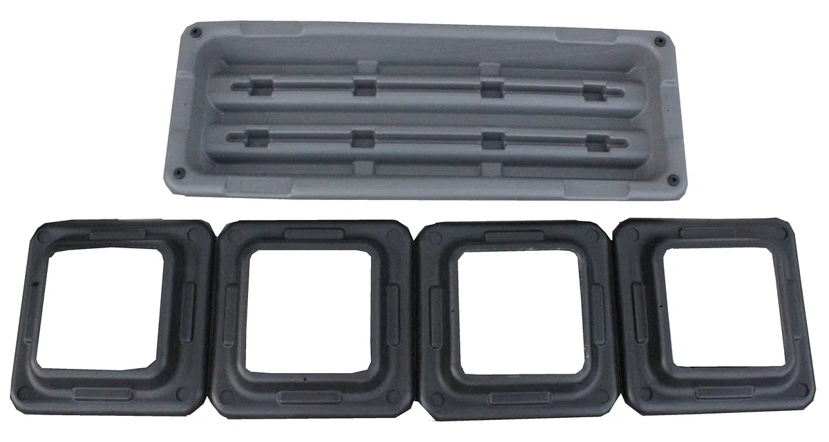 LISARO Aerobic Stepper XXL, Fitness Stepper, rutschfeste Heimfitness-Trainingsgeräte. höhenverstellbare (10/15/25 cm) Plattform, 110x42cm Stepp-Bench für Fitness, Workouts zu Hause und im Studio
