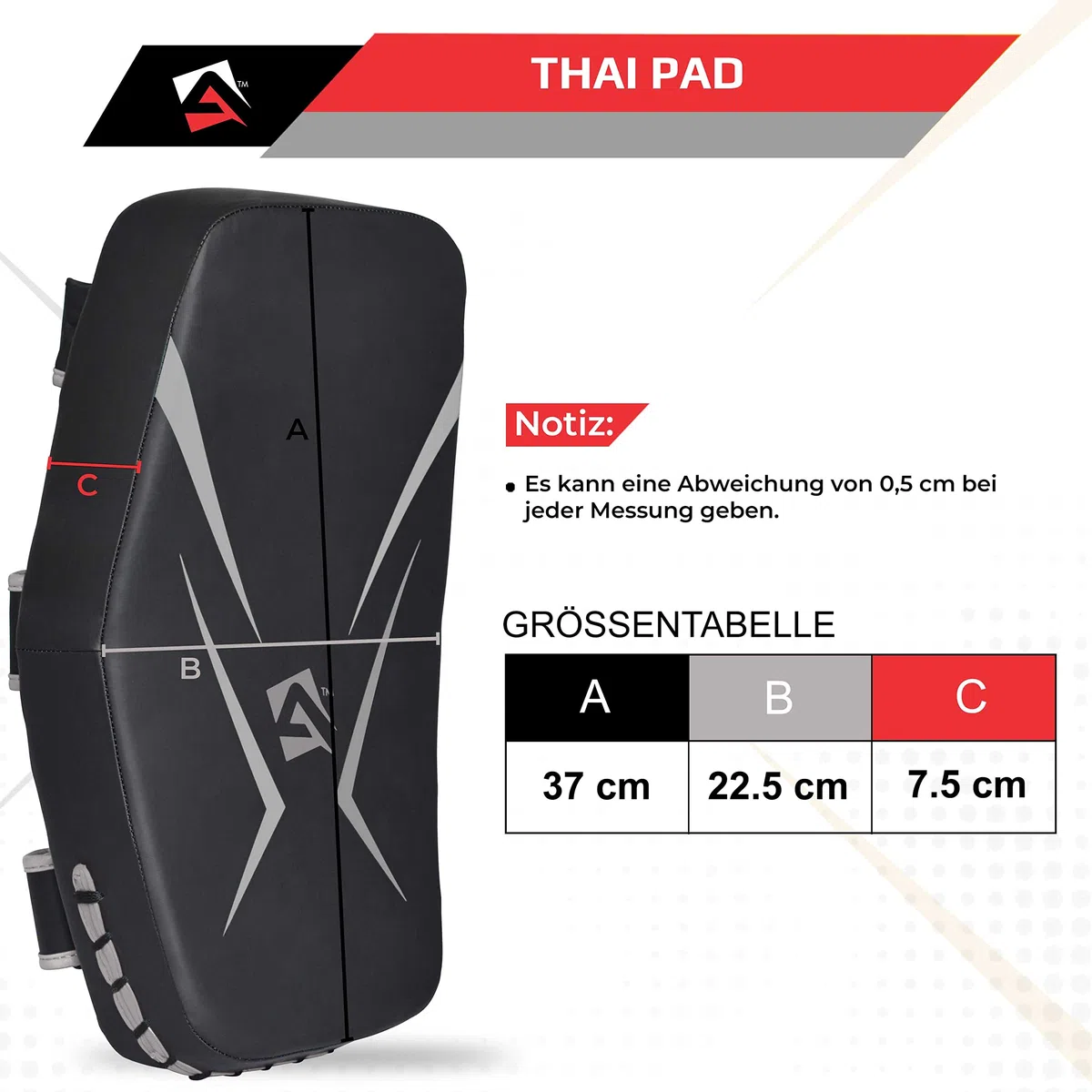 AQF Schlagpolster Kampfsport, Pratzen Boxen Maya-Leder Curved, Pratzen Kickboxen, Muay Thai Kick Pad, Schlagkissen, Box Pads Für Boxing, Martial Arts, Karate & MMA