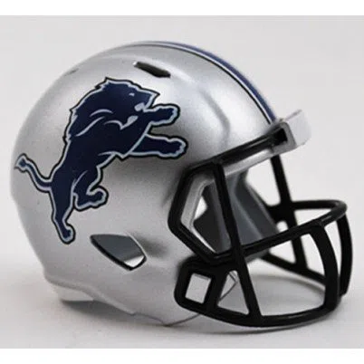 Riddell Detroit Löwen NFL Speed Pocket Pro Micro/Taschengröße/Mini-Fußballhelm