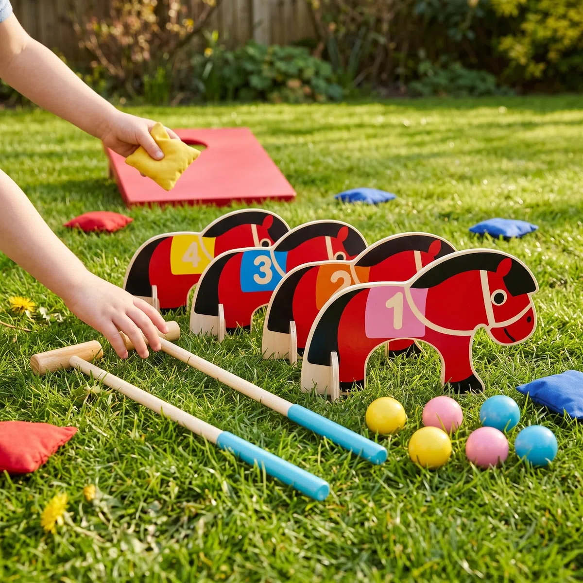 Outdoor Spiele für – Garten Spielzeug aus für en