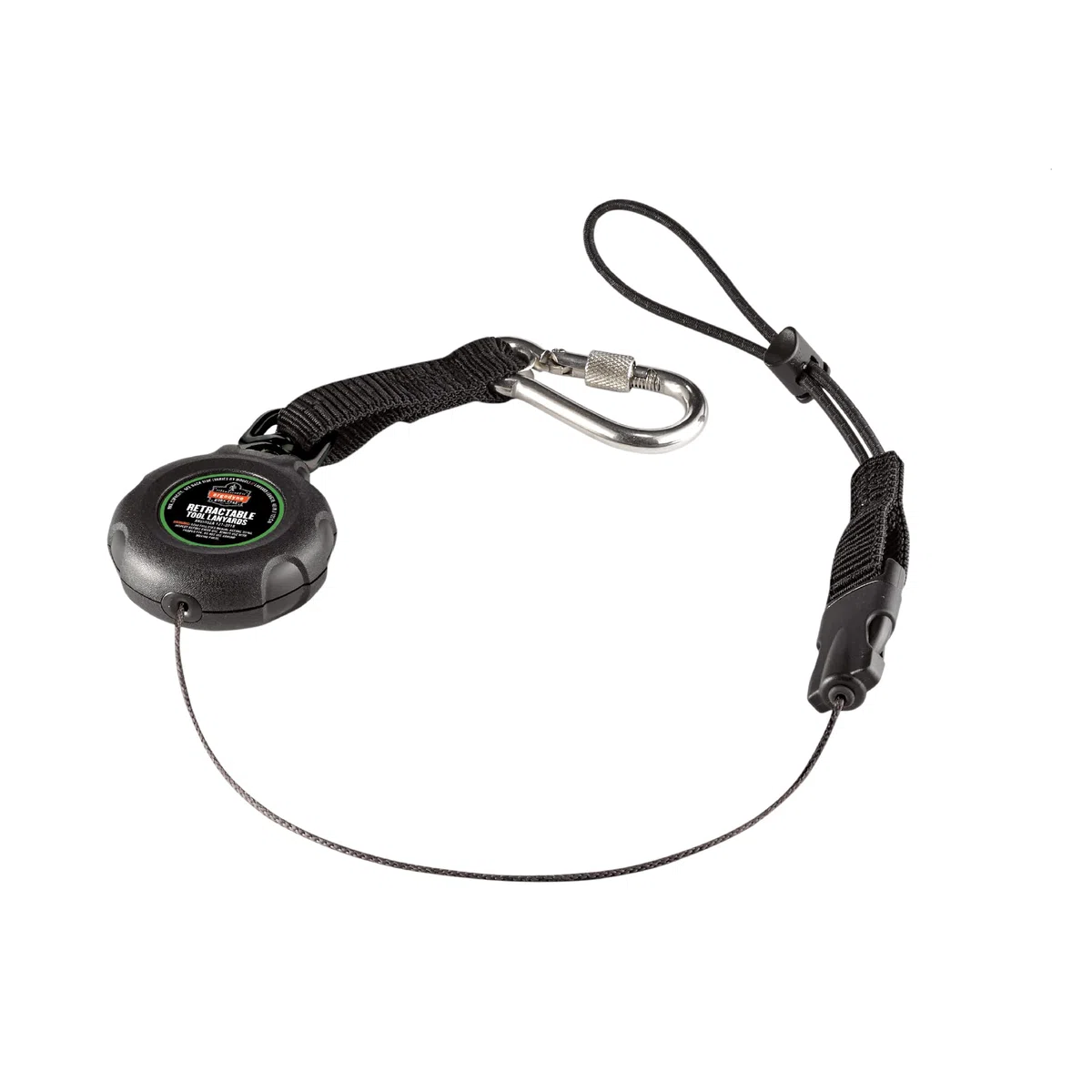 squids 3001 2 lb mit Einzelkarabiner mit Schlinge, Schwarz