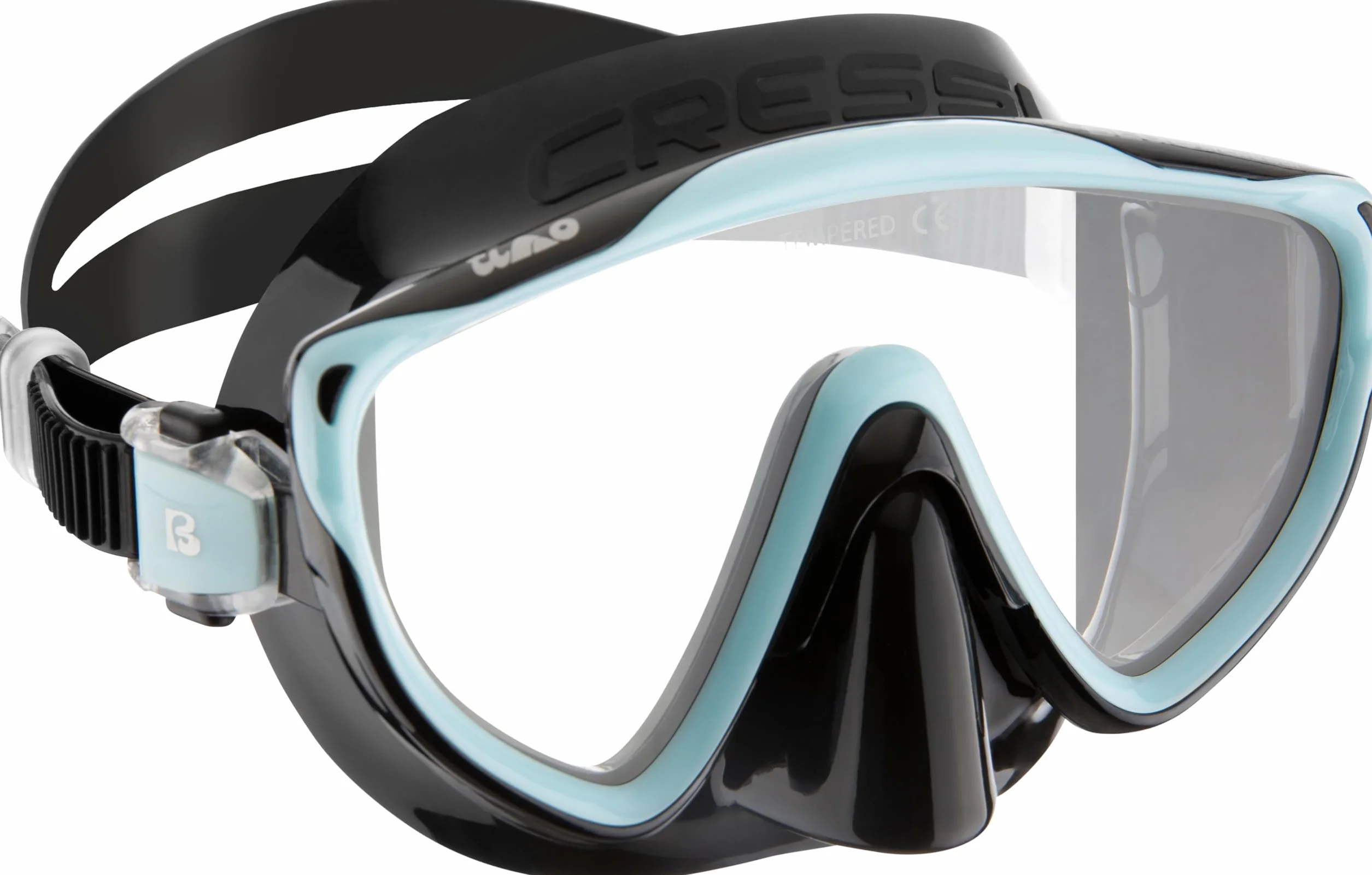 CRESSI Tino Adventure Set - Schnorchelset Tonga Flossen, Tino Maske und Scilla Schnorchel, zum Schnorcheln und Tauchen, Erwachsene