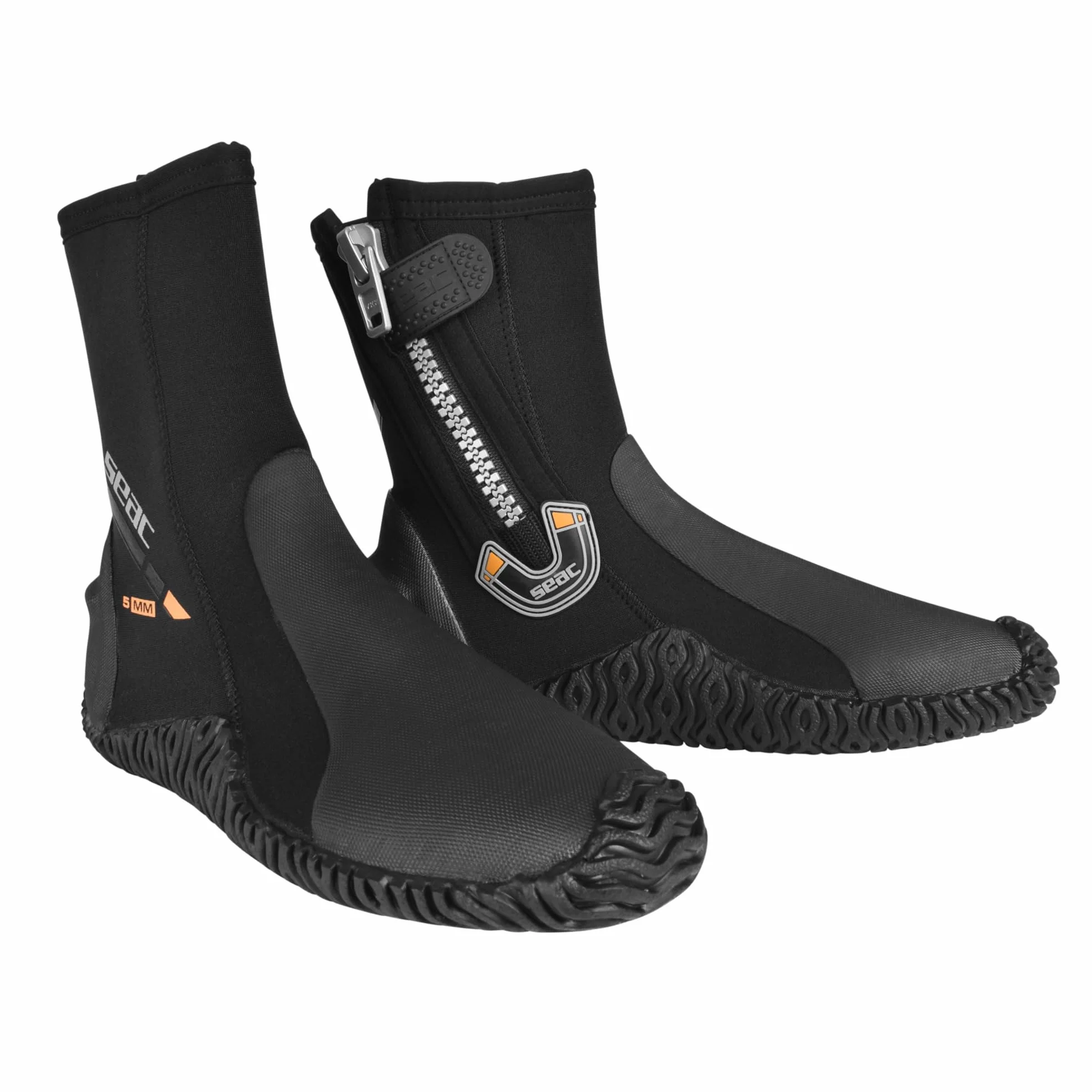 Seac Basic HD, Füßlinge aus 5 mm Neopren und Fester Laufsohle