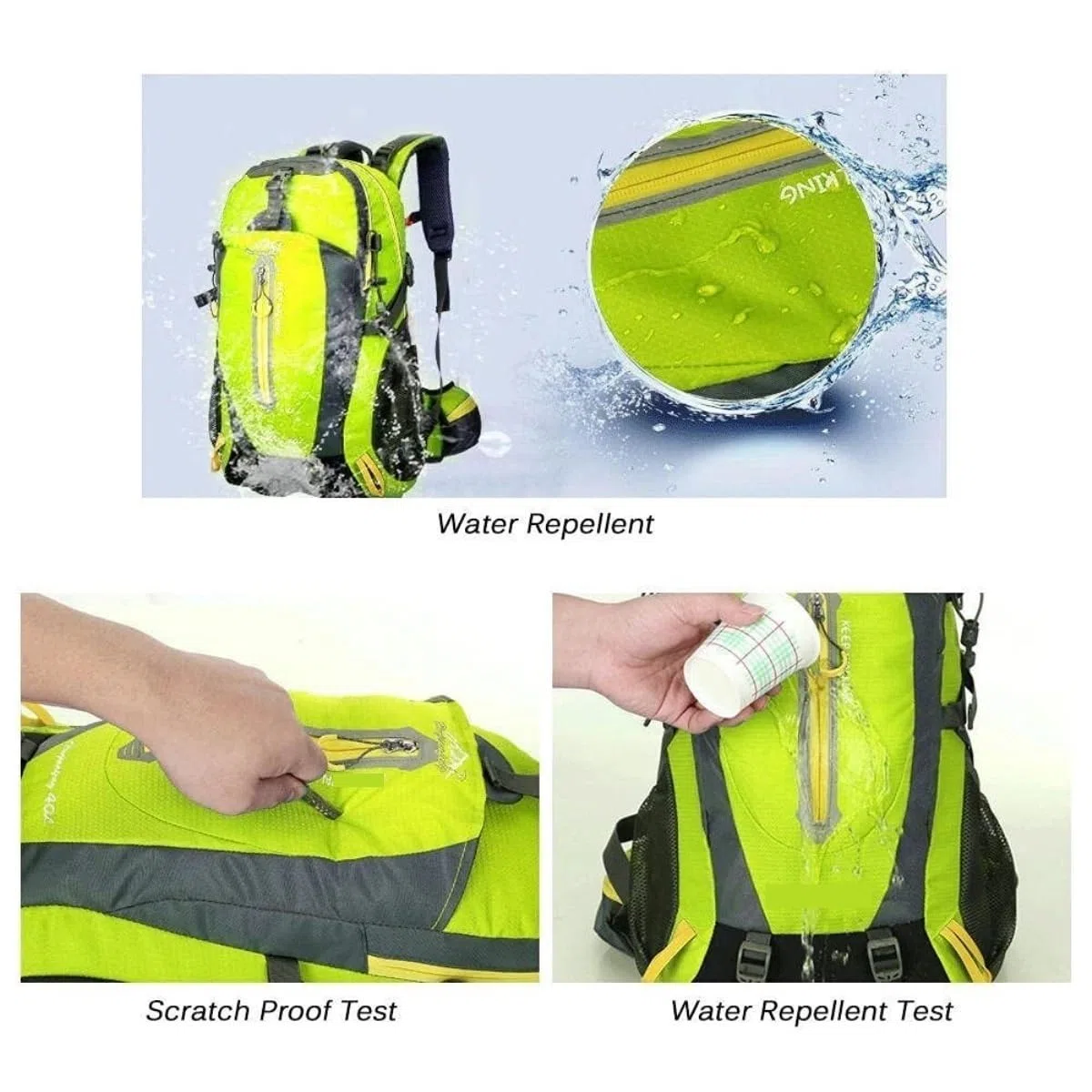 Rucksack Wanderrucksack Bergsteigen Reisen Wandern Laptop Rucksack Männer Und Frauen Outdoor Sport Tasche Reiserucksack Trekkingrucksack(Black)