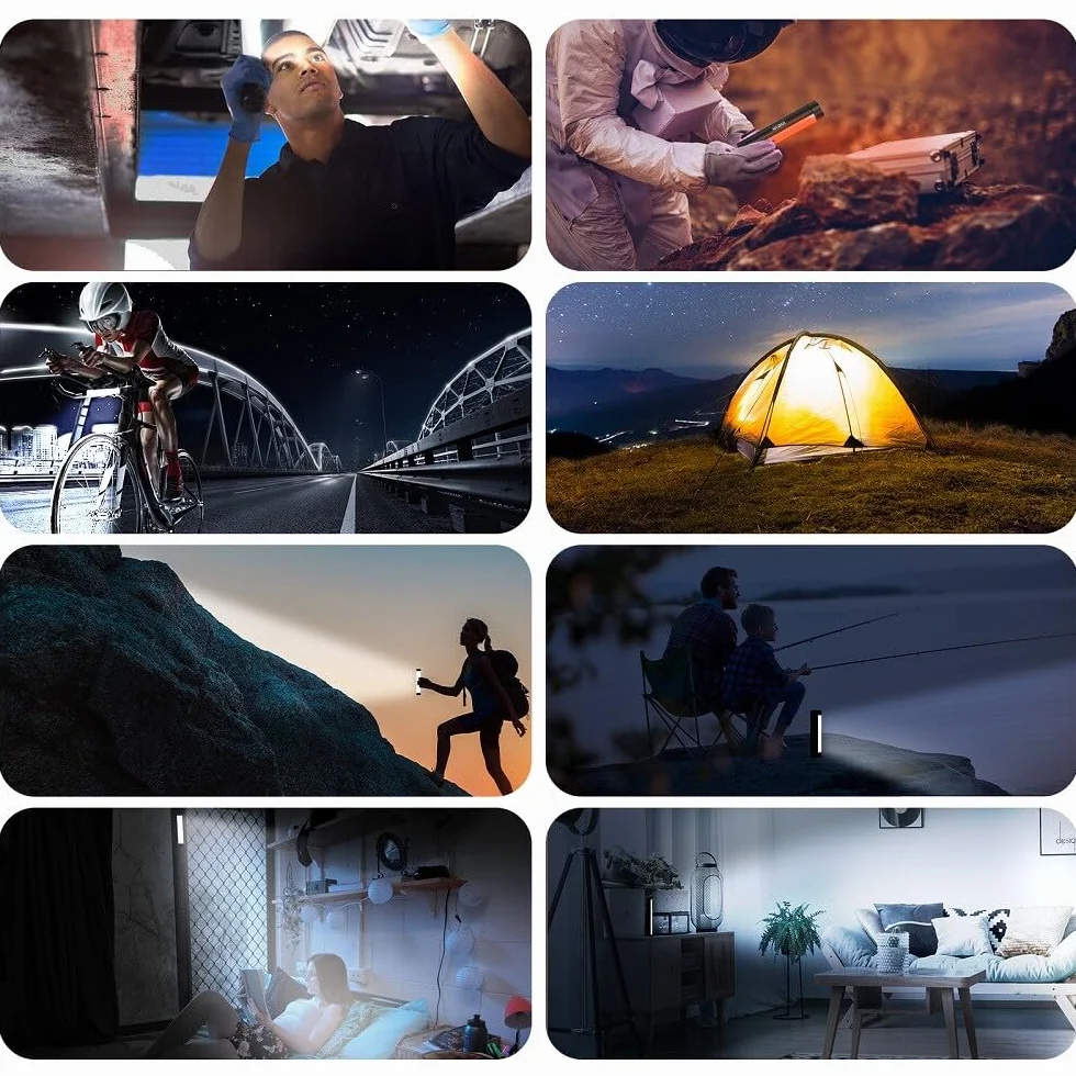 Sunblesa Upgrade Wiederaufladbare Bivvy Light - Magnetische LED Angel-Laterne mit Fernbedienung, 2600mAh Powerbank, Rot/Grün/Weiß Modi, Wasserdicht für Karpfenangeln Camping