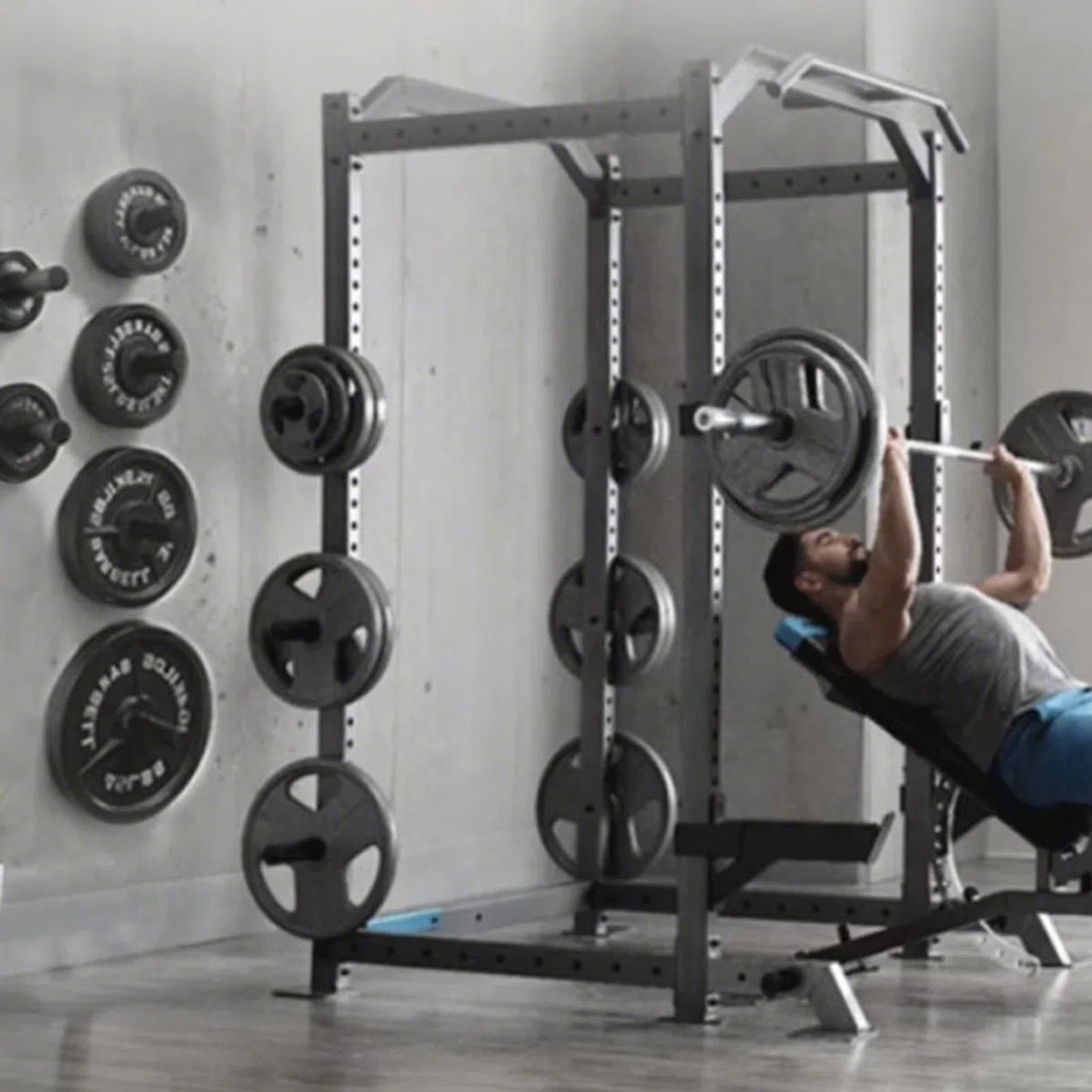 Halter Für Hantelscheiben, Edelstahl Hantelscheiben Aufbewahrung für Fitnessstudio, Stabile Und Platzsparende Barbell Zubehöre