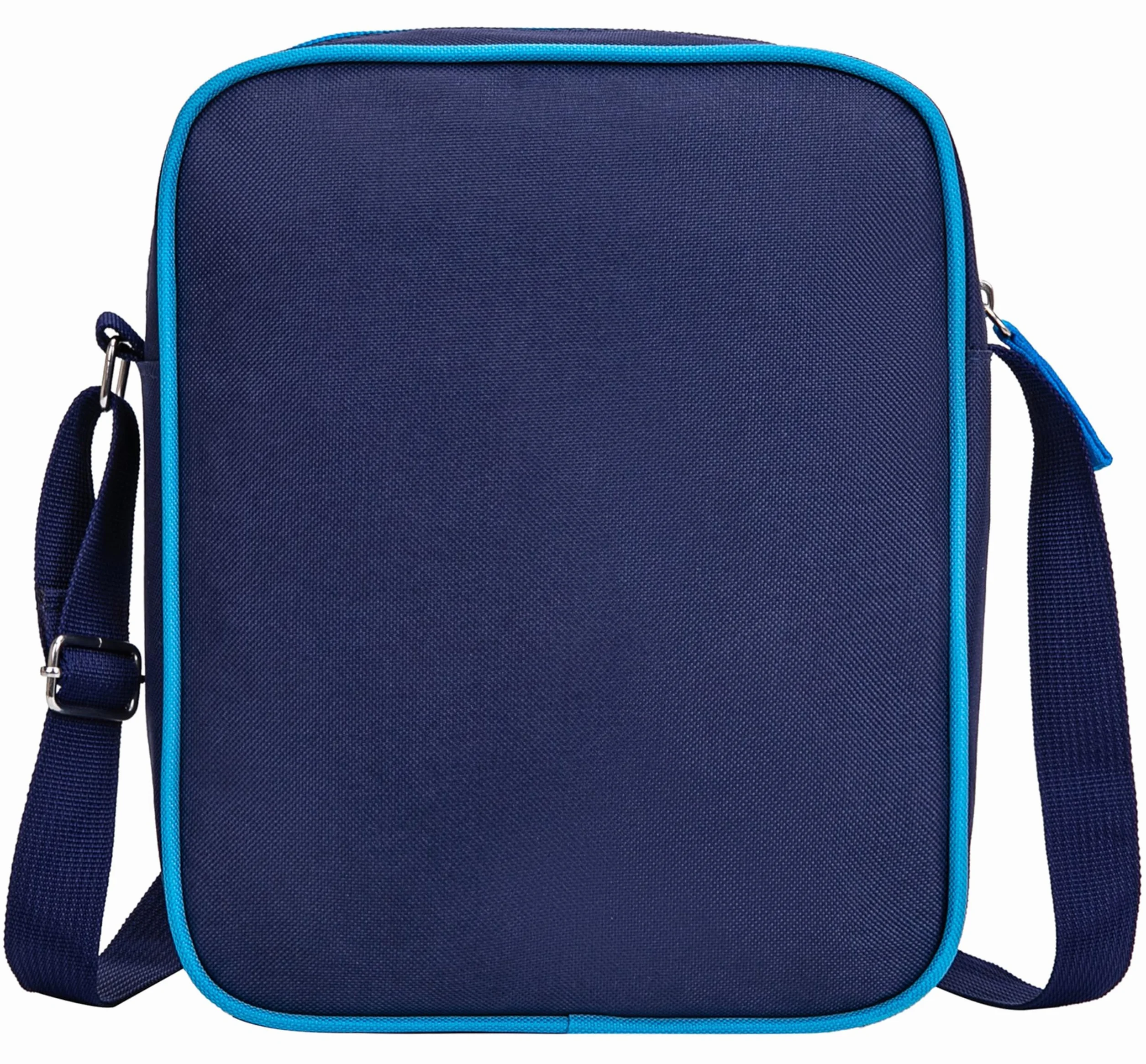 OLYMPIQUE DE MARSEILLE Tasche für Erwachsene - Offizielle Kollektion, Einfarbig, Blu, 25 x 20 x 10 cm, Reißverschluss, Top Handle, Polyester 100%