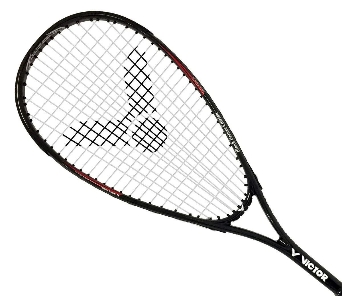 VICTOR Squashset: 2X VICTOR Squashschläger Magan Core Black Deluxe Edition + 2 Squashbälle + 1 Schlägertasche; erhältlich áuch als Einzelschläger