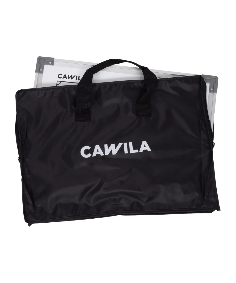 Cawila klappbar, 45 x 60cm, inkl. 27-teiliges Magnetset und Tasche Weiss, One Size Ohne Geschlecht