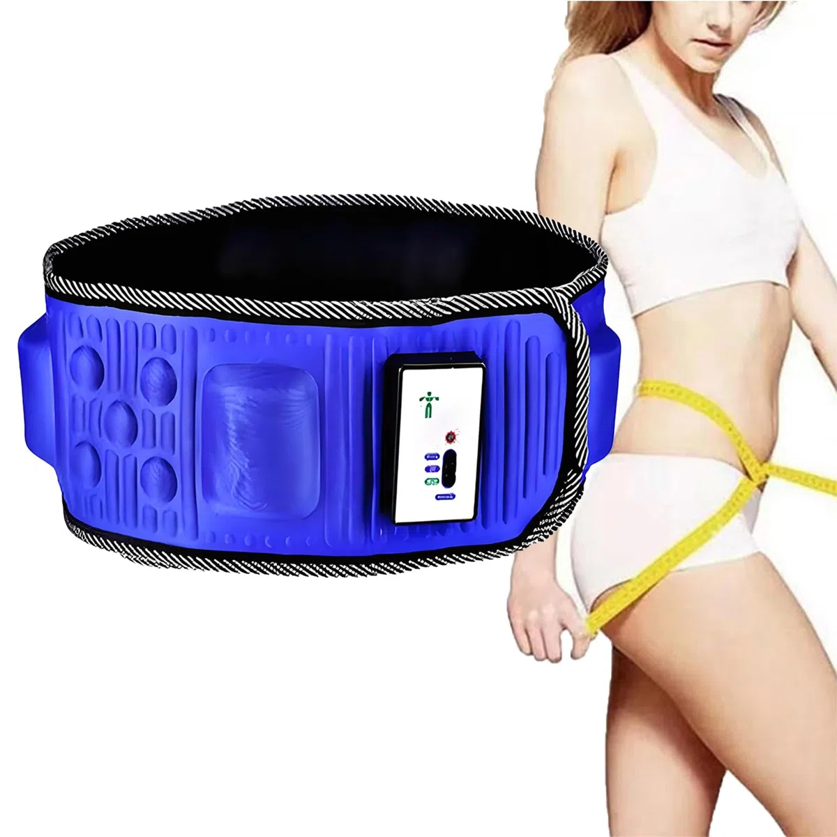 Elektrischer Vibrationsgürtel zur Gewichtsreduktion, einstellbare Geschwindigkeit für Fettverbrennung, ideal für Männer und Frauen, die Bauchreduktion suchen