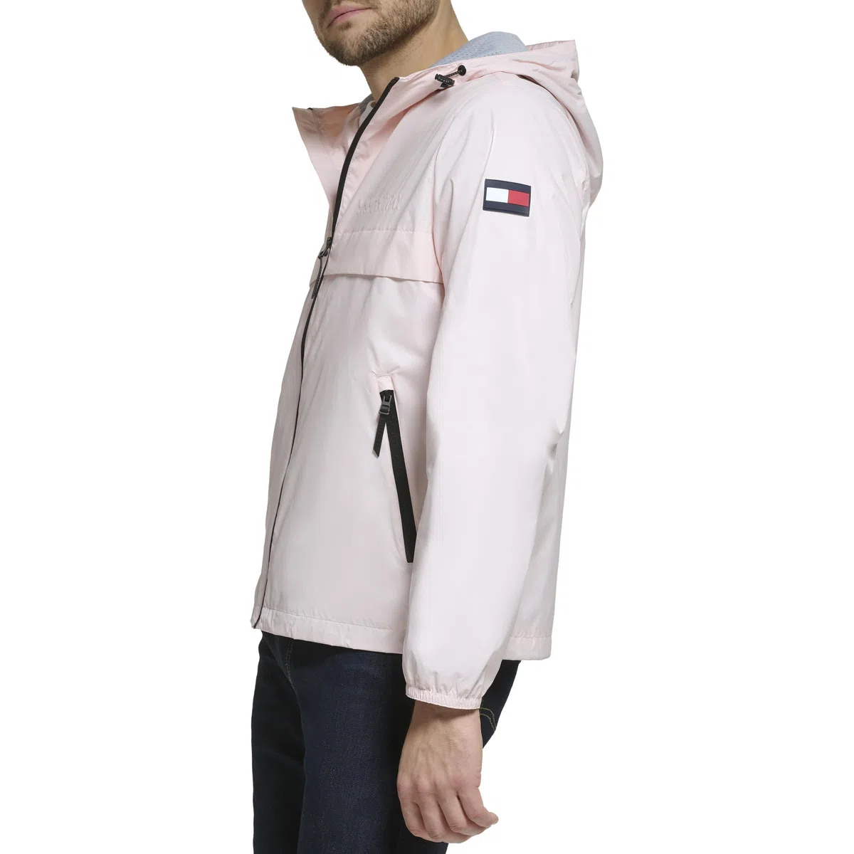 Tommy Hilfiger Herren Simple Hooded Rain Jacket Regenjacke mit Kapuze