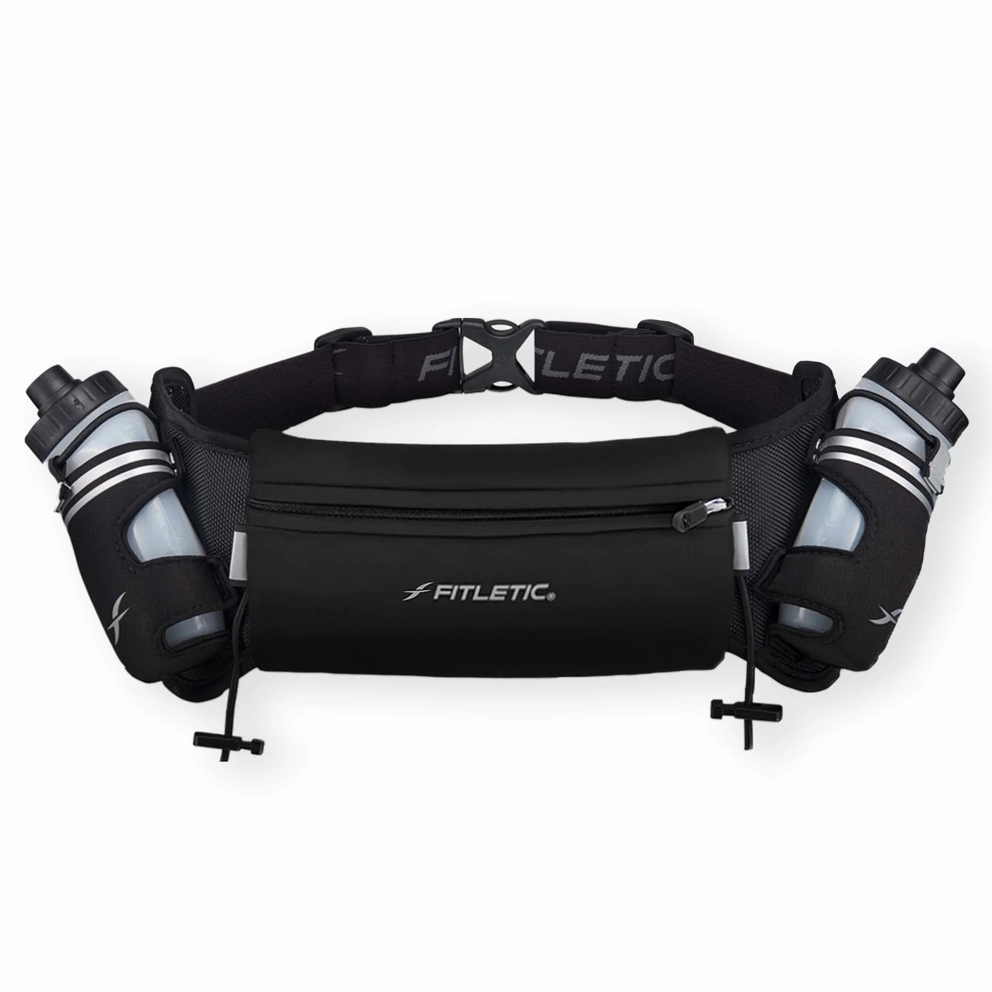 Fitletic iFitness Hydration Gürtel schwarz schwarz 500 ml Taille L/XL