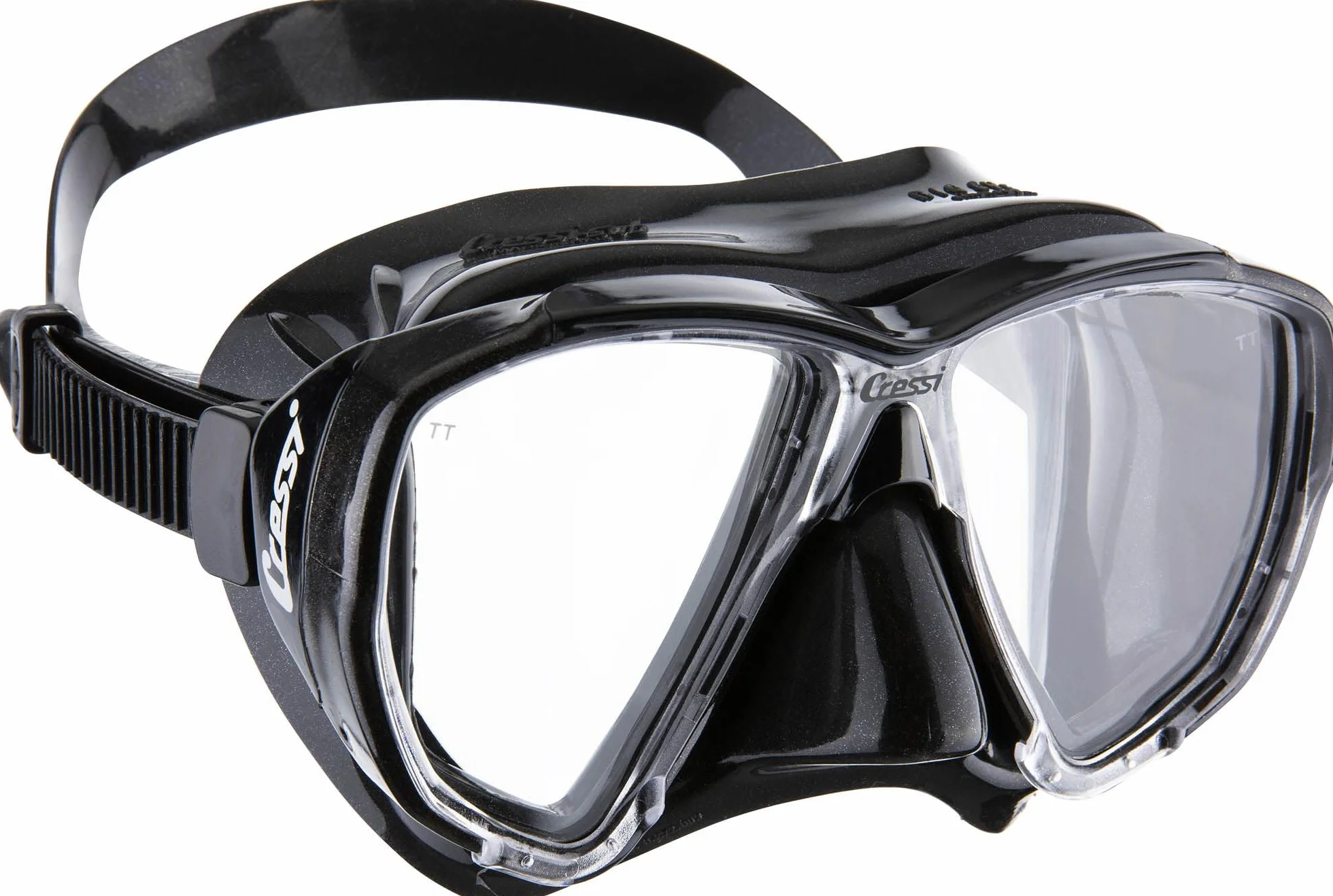 Cressi Big Eyes Seal Dry Schnorchelset Erwachsene - Panorama-Sichtfeld Tauchmaske - Seal-Dry Trocken-Schnorchel - Taucherbrille mit weicher Silikon-Dichtung