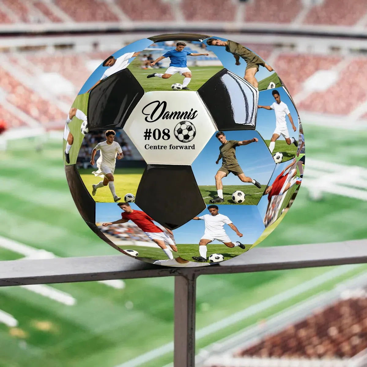 Personalisierter Foto-Fußball mit Namen, personalisiertes Fußball-Geschenk für Sohn, Tochter, Freund, Fußball-Fan, bester Vater aller Zeiten, Geschenke für Papa