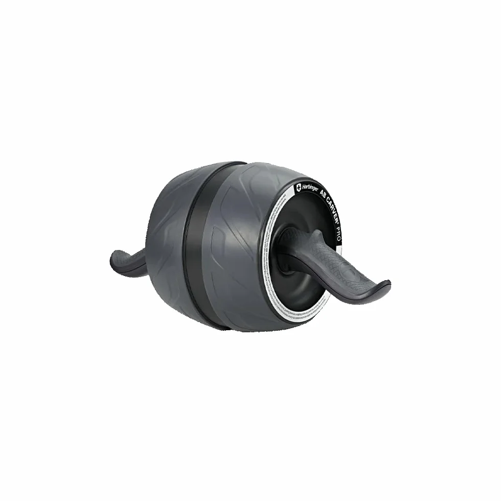 Harbinger Ab Carver Pro Breiter Ab Roller-Bietet Stabilität Für Core-Übungen, Ergonomische Griffe Erhöhen Armaktivierung Und Schulterstabilität, Geeignet Für Alle Fitnesslevel,Einheitsgröße,Schwarz