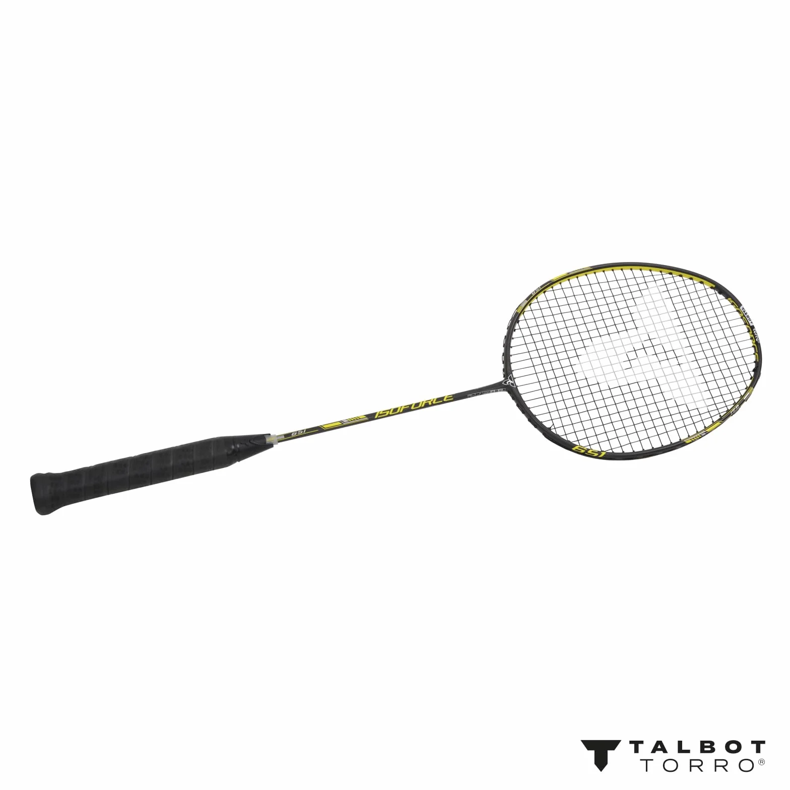 Talbot Torro Badmintonschläger Isoforce 651, 100% Carbon4, leicht und handlich, Verschiedene Designs wählbar