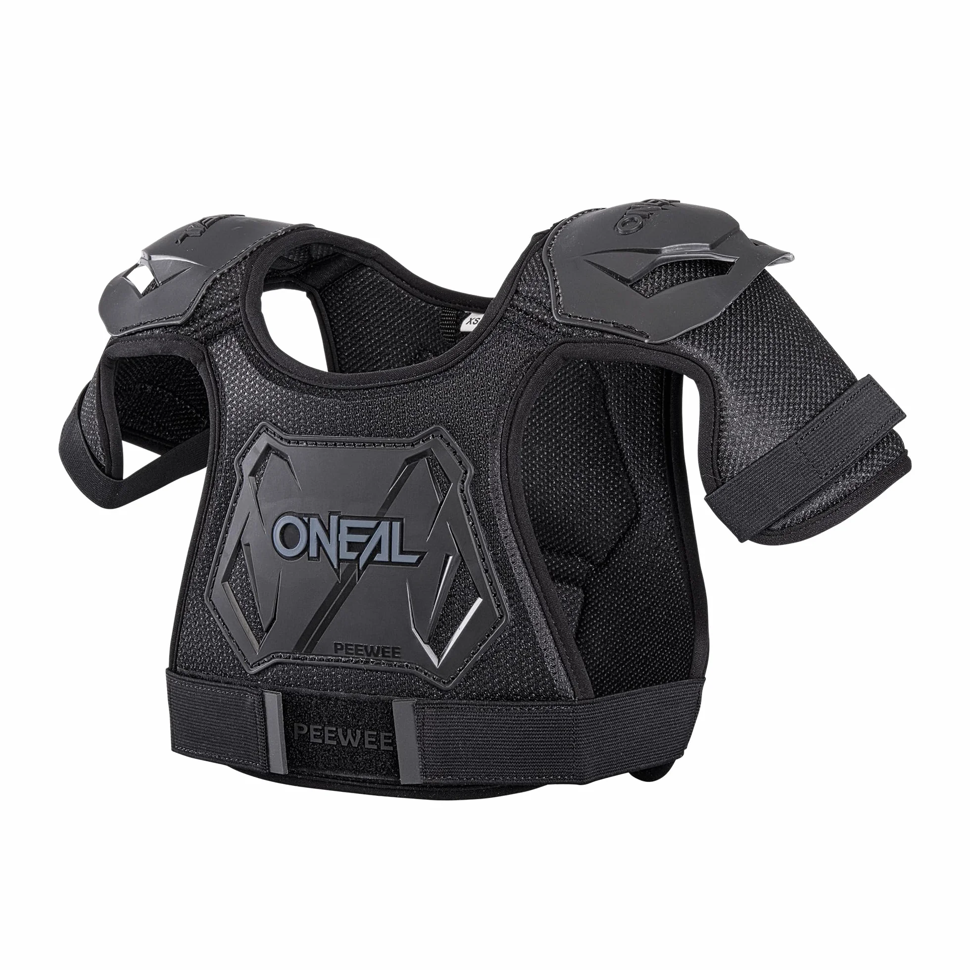 O'NEAL | Brustprotektor | Kinder | Motocross Enduro | Einfach verstellbar, Injizierte Plastikform für gesteigerten Schutz, Alter von 4-9 Jahren | Pee Wee Chest Guard | Schwarz Weiß | Größe M/L