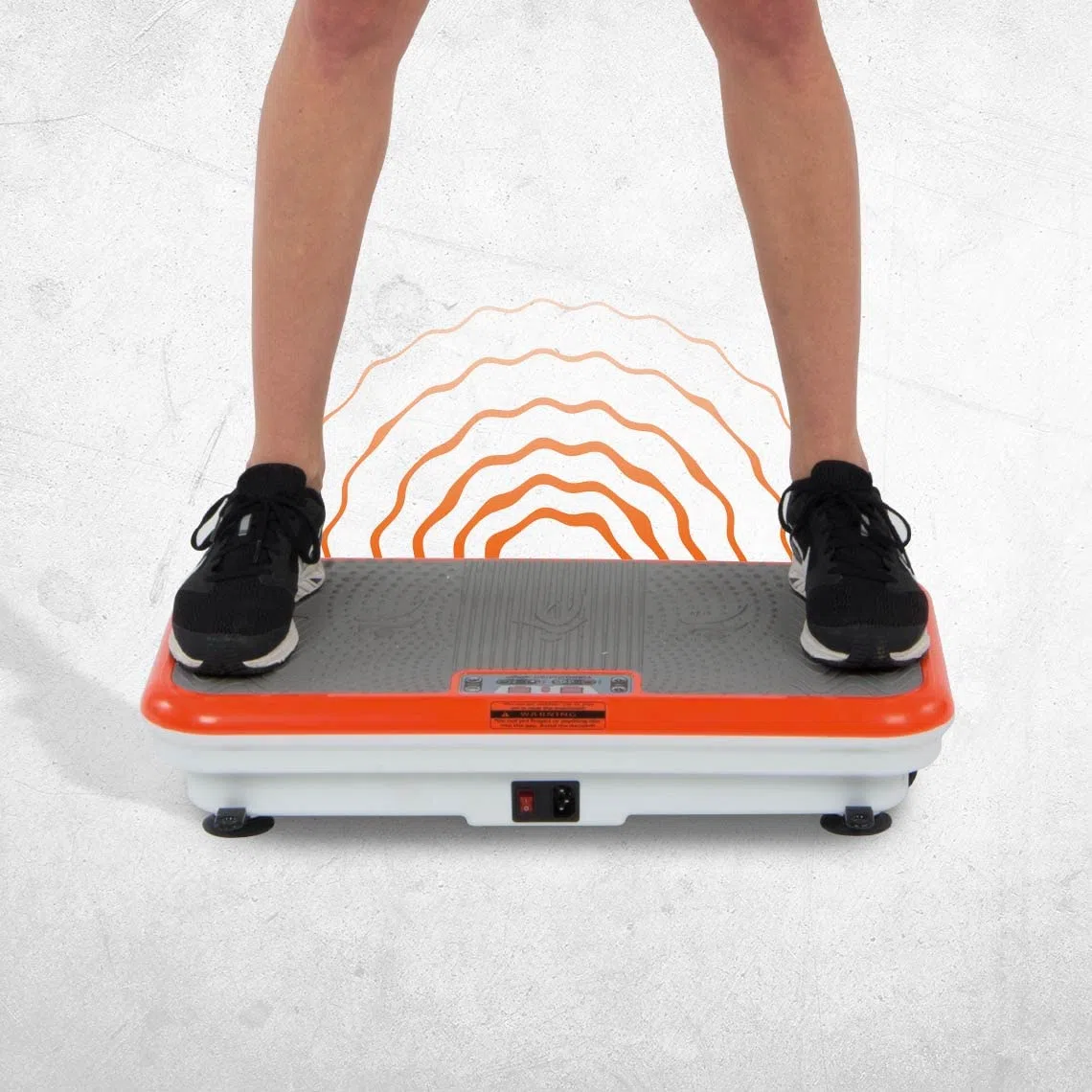 Mediashop Vibro Shaper - leistungsstarke Vibrationsplatte für Zuhause - Vibrationsboard für Ganzkörper-Workout & Muskeltraining - Vibrationsgerät inkl. Fitnessbändern - für Verschiedene Muskelgruppen