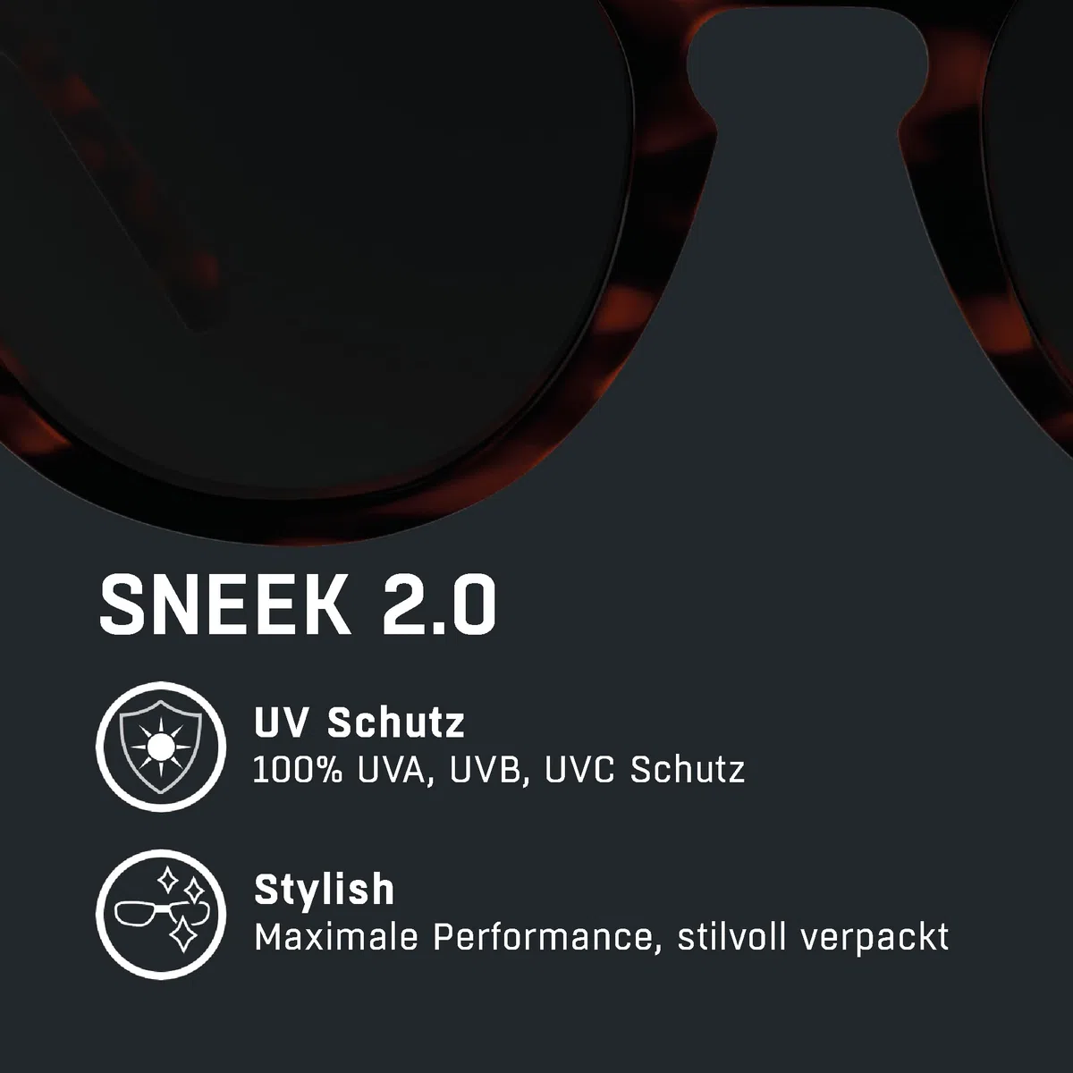 ALPINA Sneek II, stylische Sonnenbrille für Erwachsene, 100% UV-A, B, C-Schutz