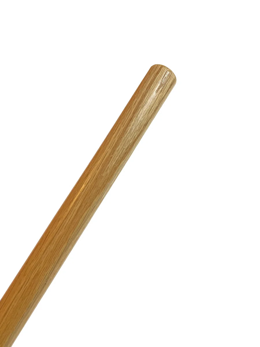 Jo Stab 127 cm - Roteiche, Weißeiche, Kunststoff, Rattan - Trainingsstab Langstock Holz - Aikido, Iaido, Kempo, Kobudo, Kampfkunst