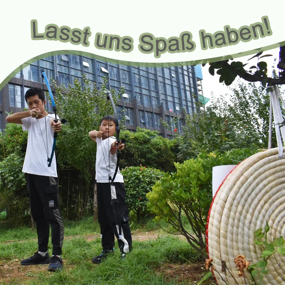 Bogen und Pfeil für Teens Anfänger Bogenschießen Set für Jugend Bogen und Pfeil Schießen Praxis Hinterhof und Outdoor-Bogenschießen Ausbildung