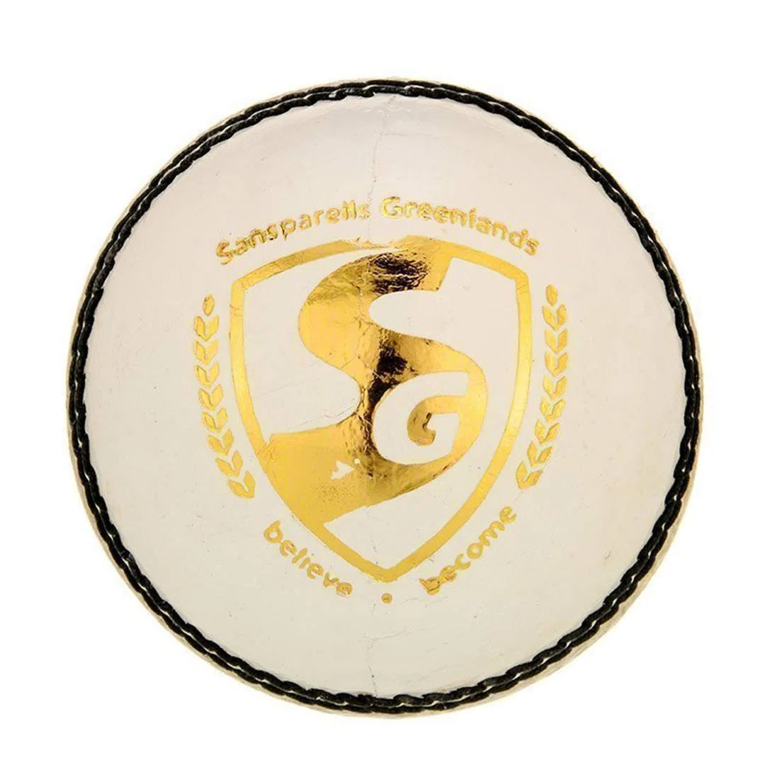 SG Club Lederball, Cricketball mit vier Teilungen (weiß)