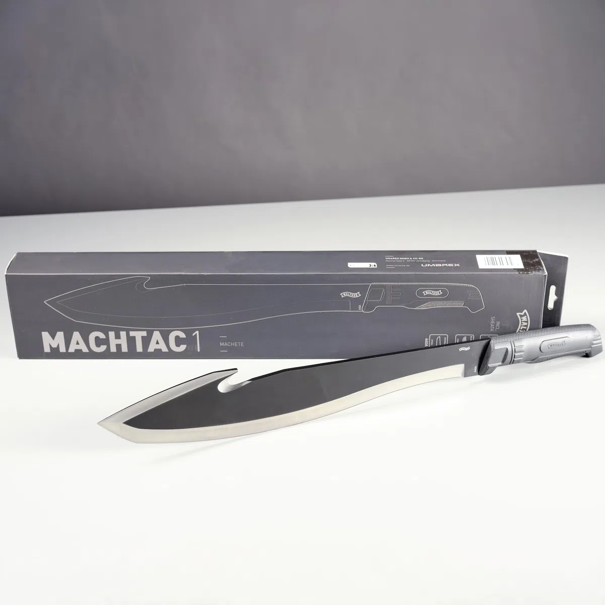 Walther MachTac 1, 440A Stahl, feststehendes Messer, ideal für Outdoor Aktivitäten
