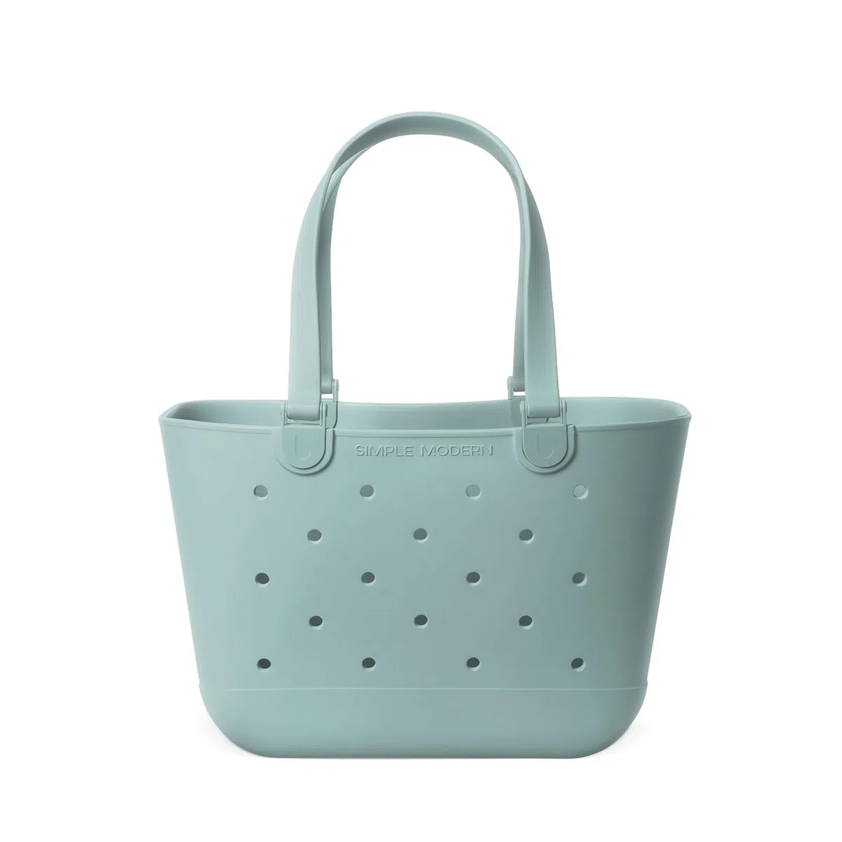 Simple Modern Strandtasche aus Gummi | Große Wasserdichte Tragetasche mit Reißverschlusstasche für Strand, Pool, Boot, Einkäufe, Sport | Getaway Bag Kollektion