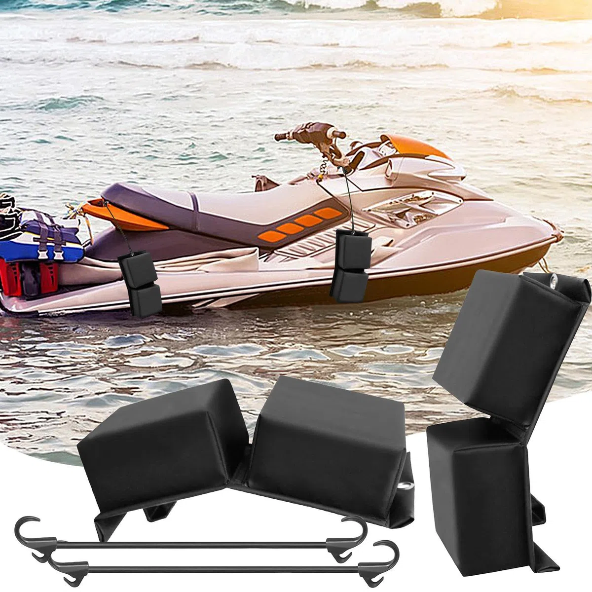 Verteidigung für Boote, Stoßschutz für Boote | Flache und tragbare Meeresverteidigung für Schiffe, Pontons, Yachten, Wassersport und Küstensicherheit