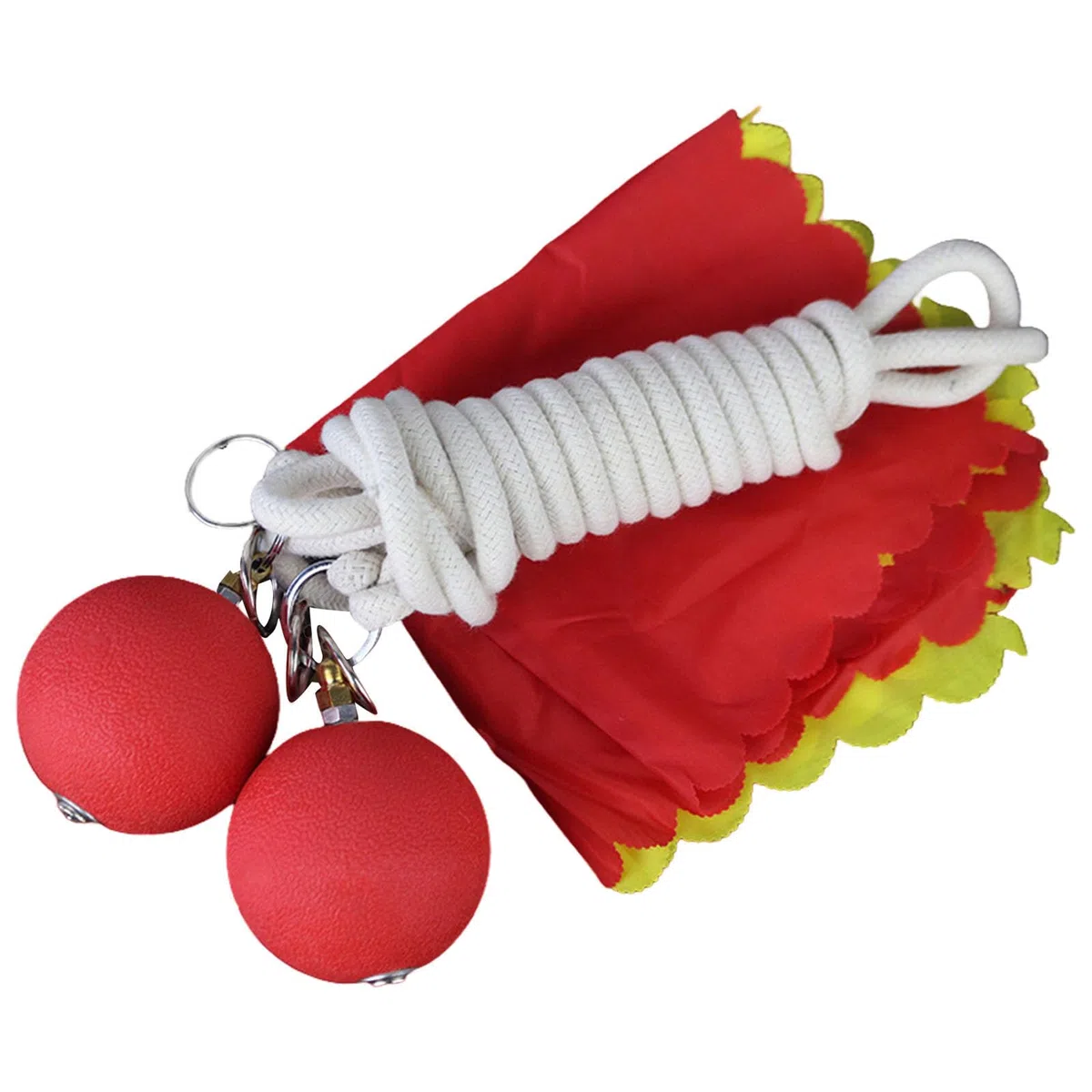 Widerstandsfähiger Meteors Hammer, Ball, Seil, Darted Meteors, Hammer, Gummi, Wurf, Gewicht für Wushu Kunst, Training und Fitness, Seil aus Baumwolle, Krafttraining