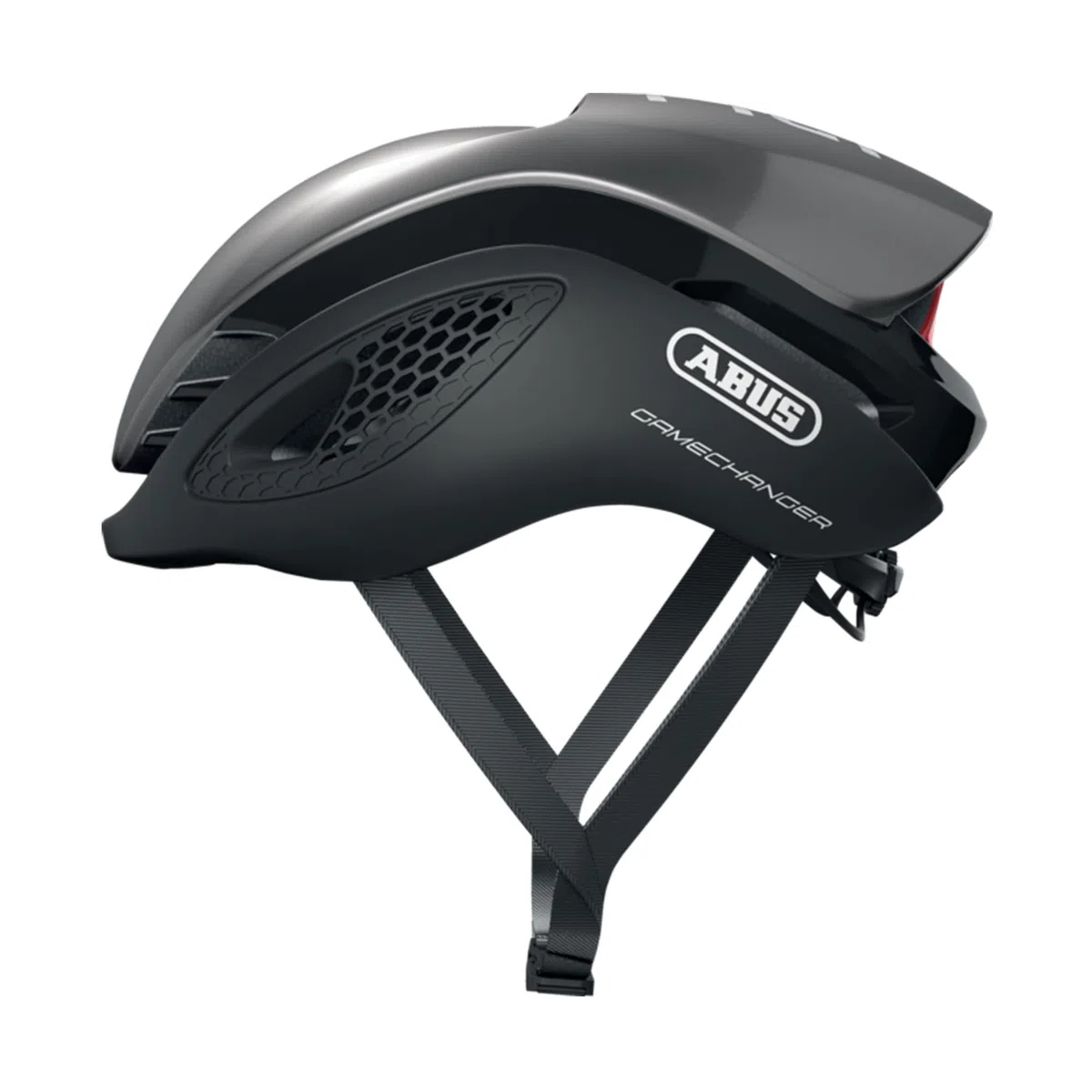 ABUS Rennradhelm Gamechanger - Aerodynamischer Fahrradhelm & Unisex – Erwachsene Helmtasche Helm Zubehör, Velvet Black, Universal