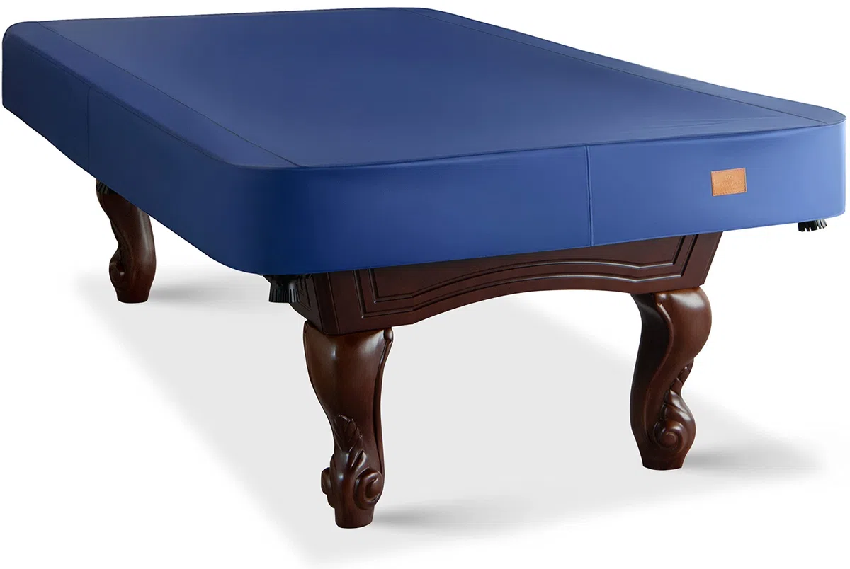 Robuste Abdeckung für Billardtisch, Kunstleder, wasserdicht und reißfest, für Billardtisch, 2,2 m, 10 Farben erhältlich, 1,8 m, Blau