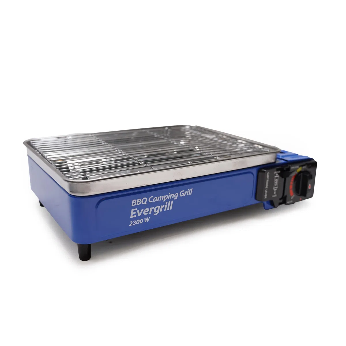 Butangas Camping Grill Evergrill - Inkl. 4 Gaskartuschen - Gasgrill - Campingkocher - Tischgrill - Tischgrill - Notfallpaket