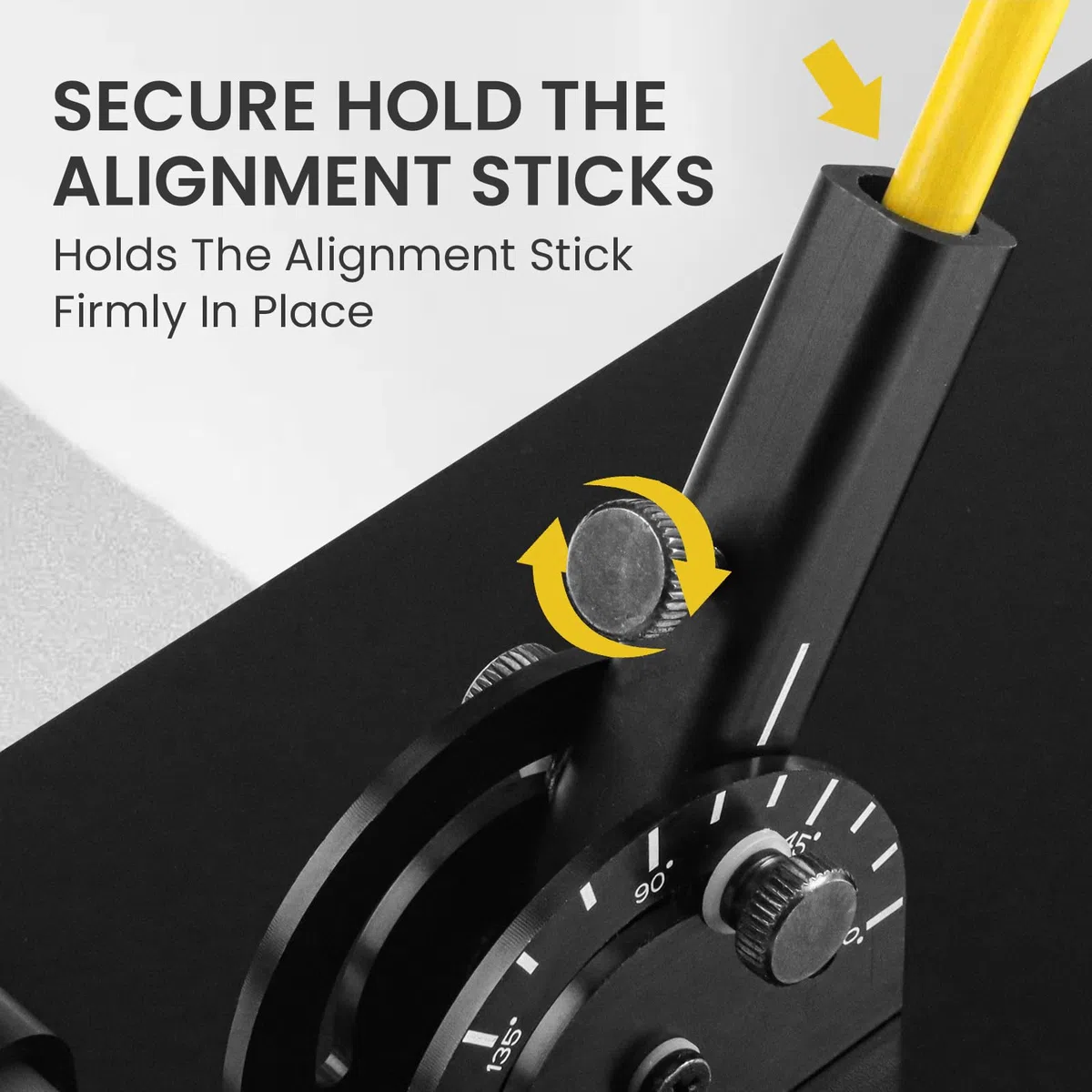 Verstellbarer Golf Alignment-Stick-Halter mit Winkelscheibe,Einstellbarer Schwingebenentrainer für Putt-Übungen, Golf Trainingshilfe & Zubehör für alle Spielstärken