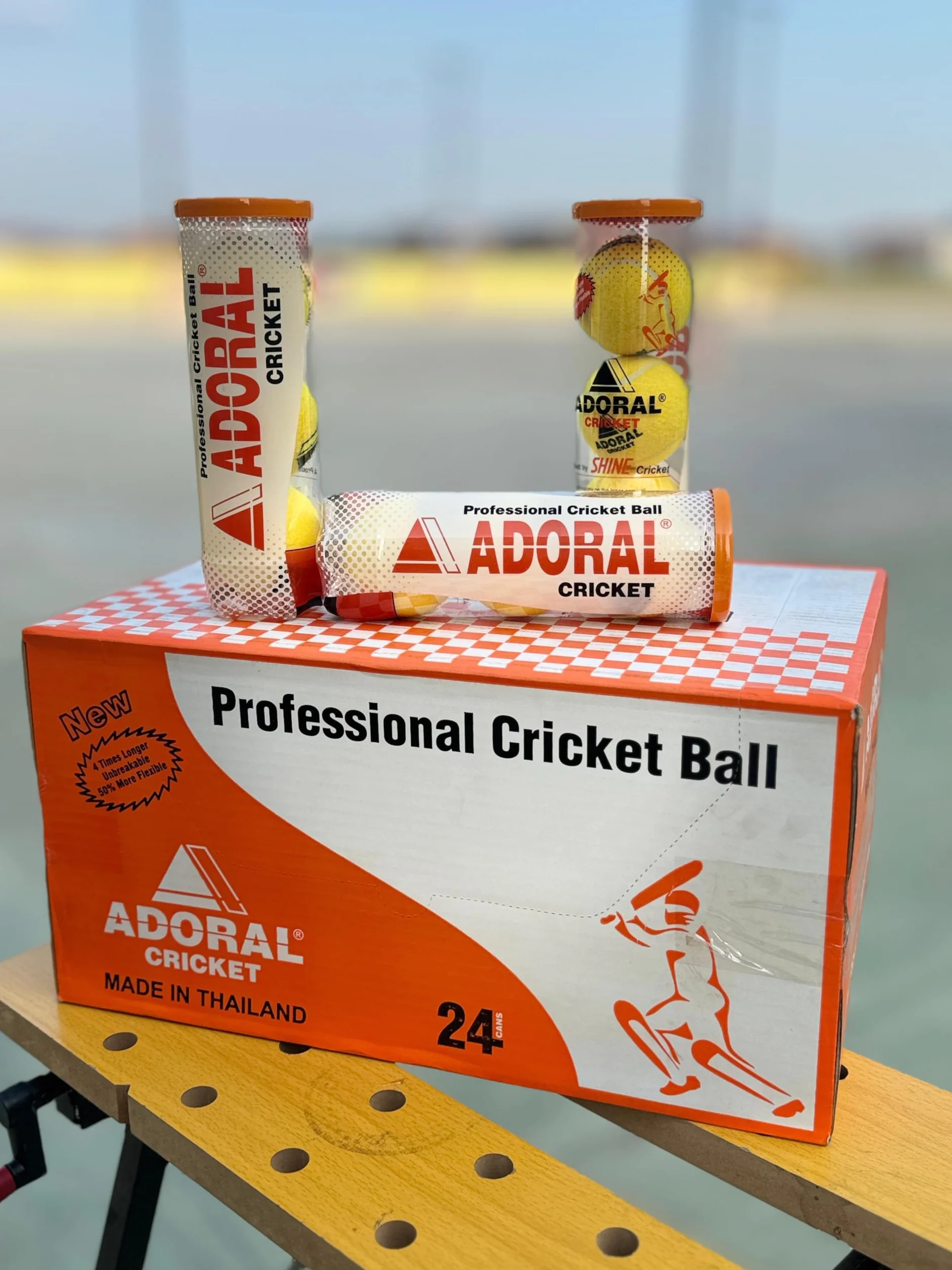 Generico Adoral Shine Tapeball Cricket Balls, (1 Pack 3 Bälle)