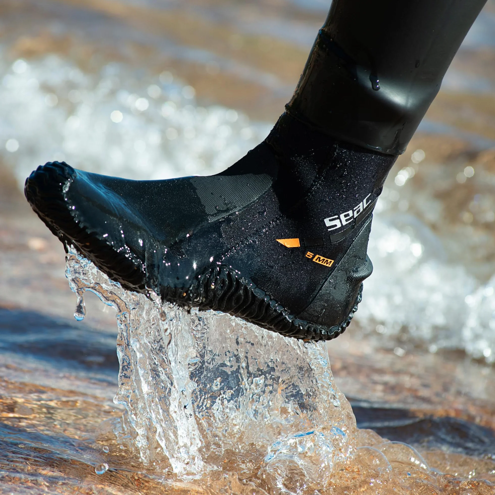 Seac Basic HD, Füßlinge aus 5 mm Neopren und Fester Laufsohle