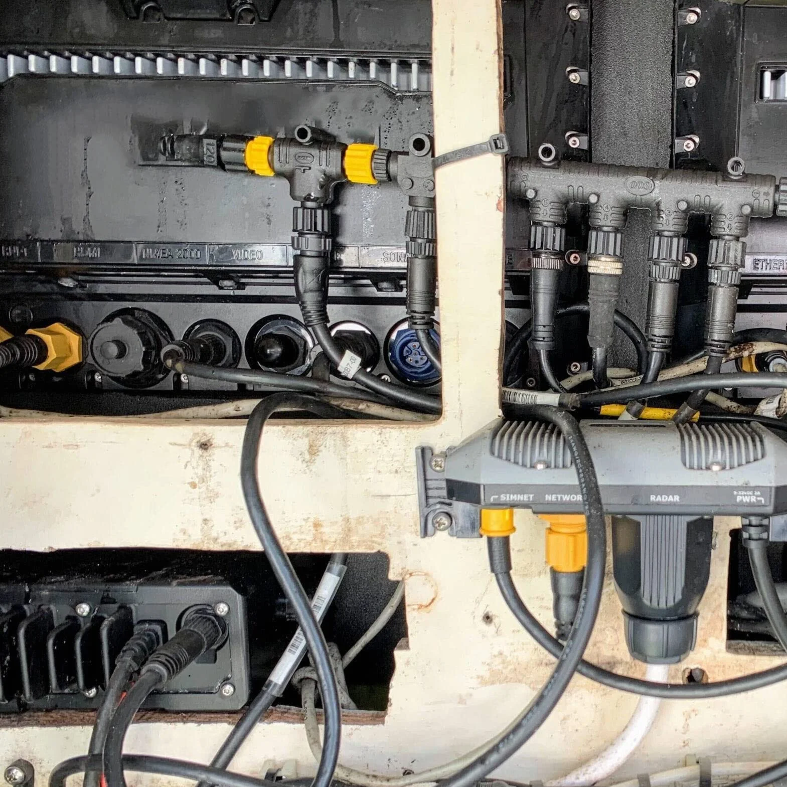 NMEA 2000 N2K 4 Port T Stecker , IP67 Wasserdicht Langlebigkeit und Zuverl?ssigkeit Lowrance Netzwerke