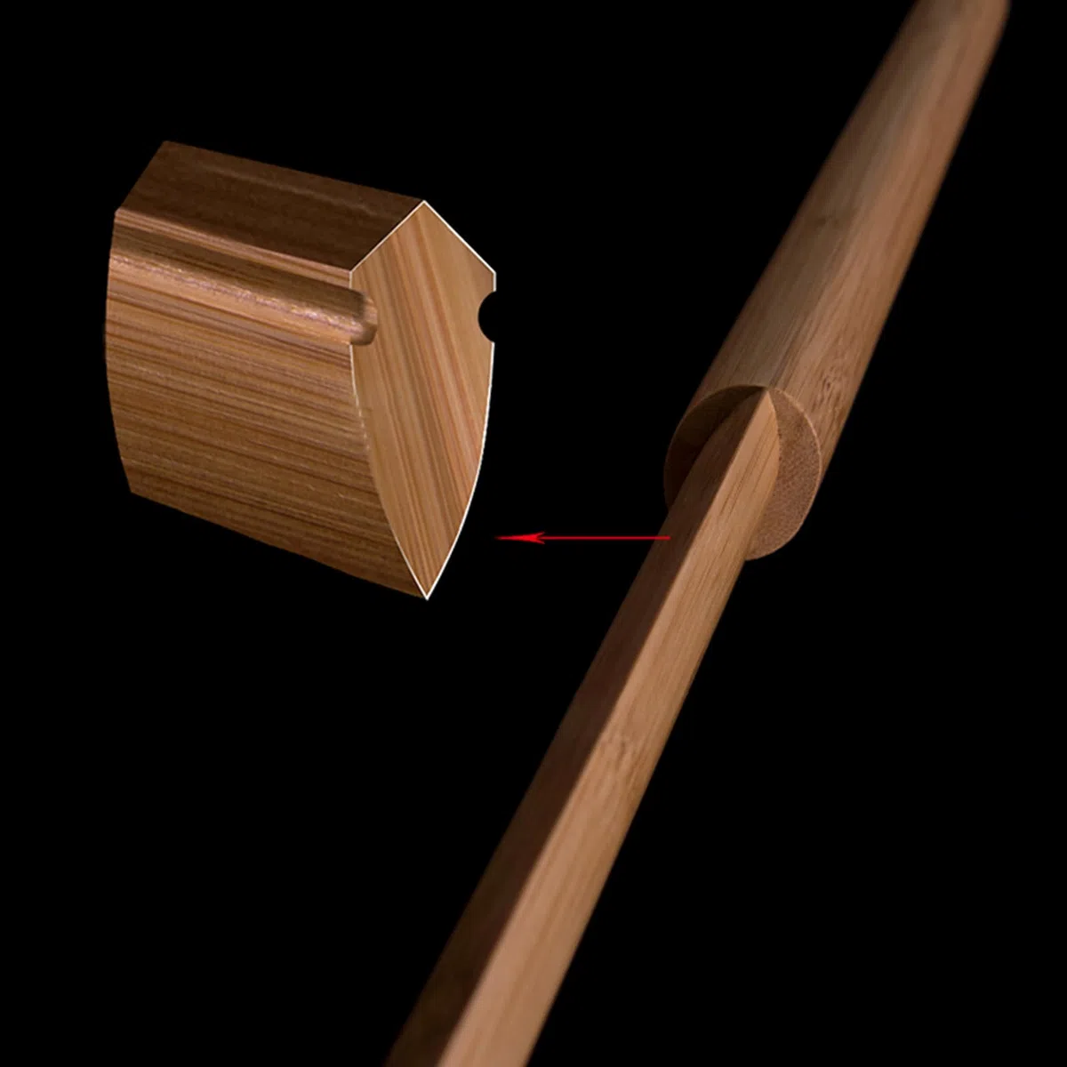 103cm natürliches Bambus-Katana,Kendo-Übungs-Bokken,handgefertigte Samurai-Schwerter aus Holz,Trainingsschwert aus Holz als Geschenk,Dekoration,Cosplay