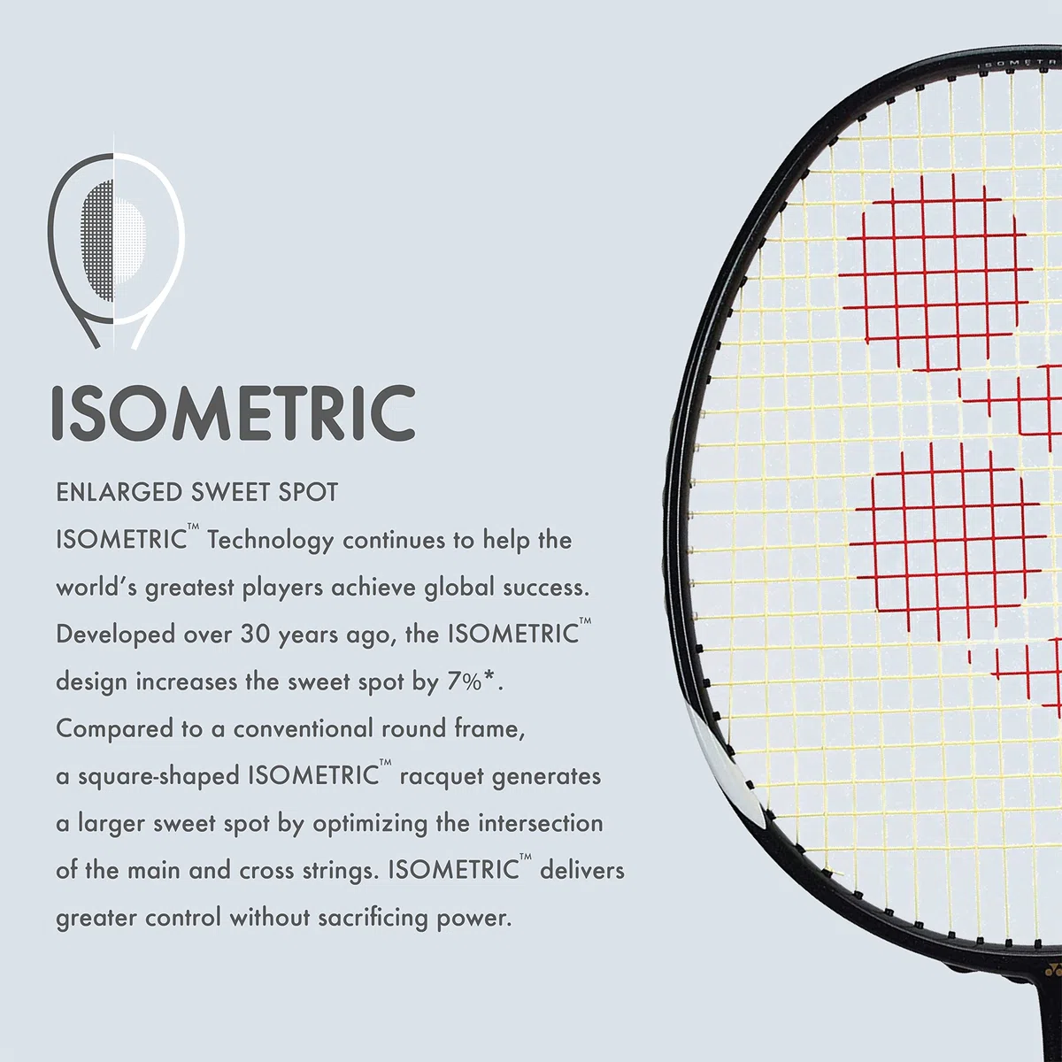 Yonex Badmintonschläger Muscle Power Serie mit Full Cover High Tension Pre Strung Schläger