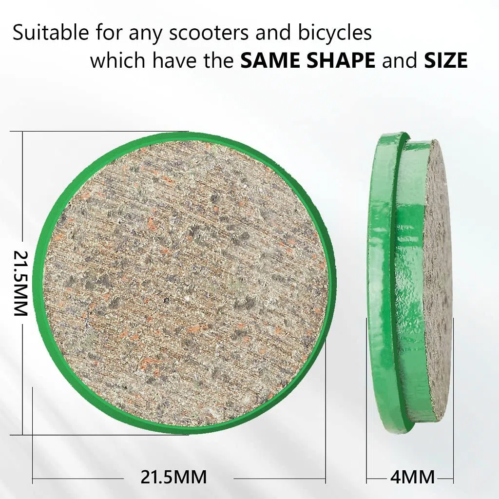 aibiku 2 Paare Keramik bremsbeläge für Xiaomi M365 Electric Scooter - E Scooter Zubehör Einzelteile